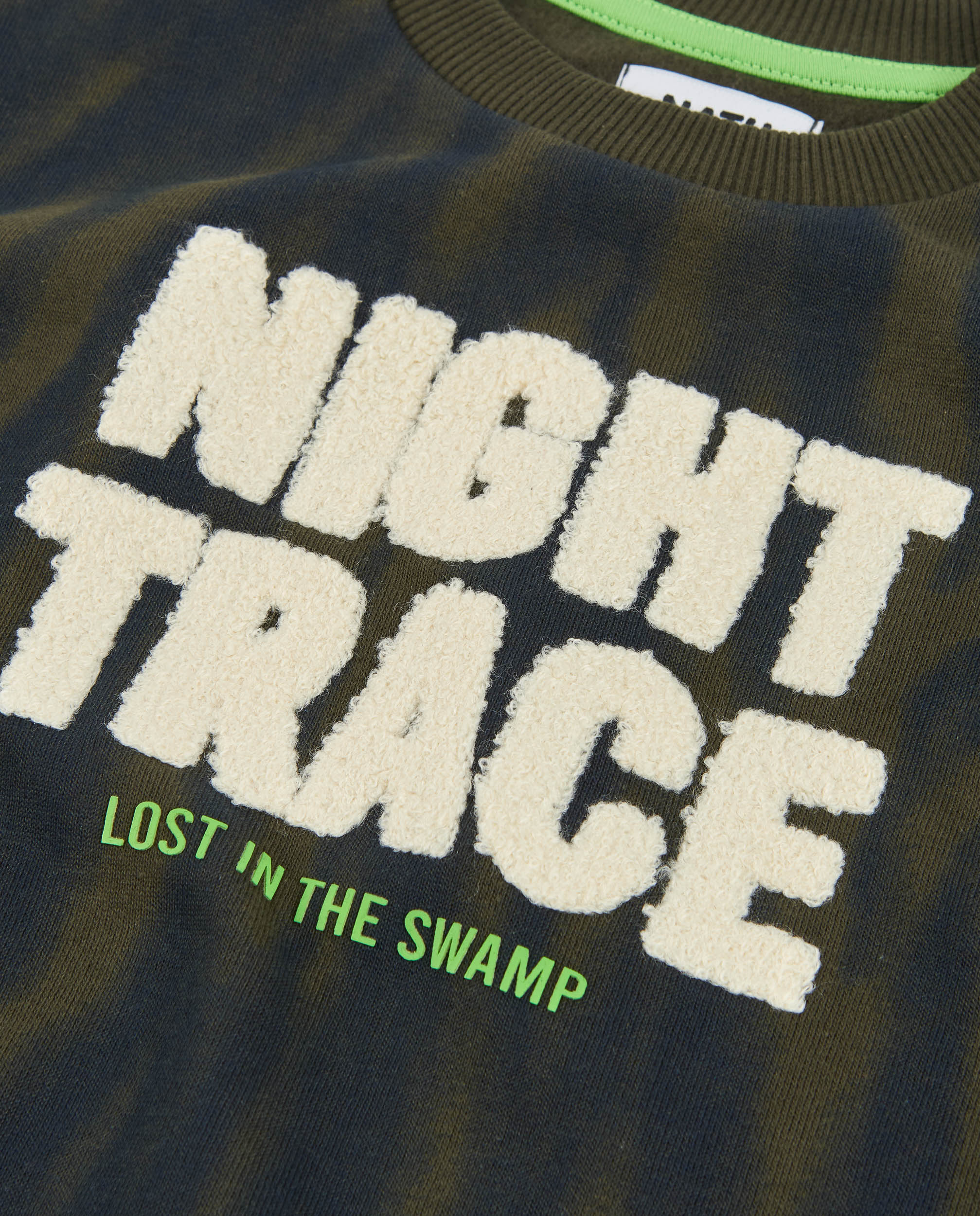 TucTuc Felpe Felpa Verde Militare Cotone 4-16 Anni