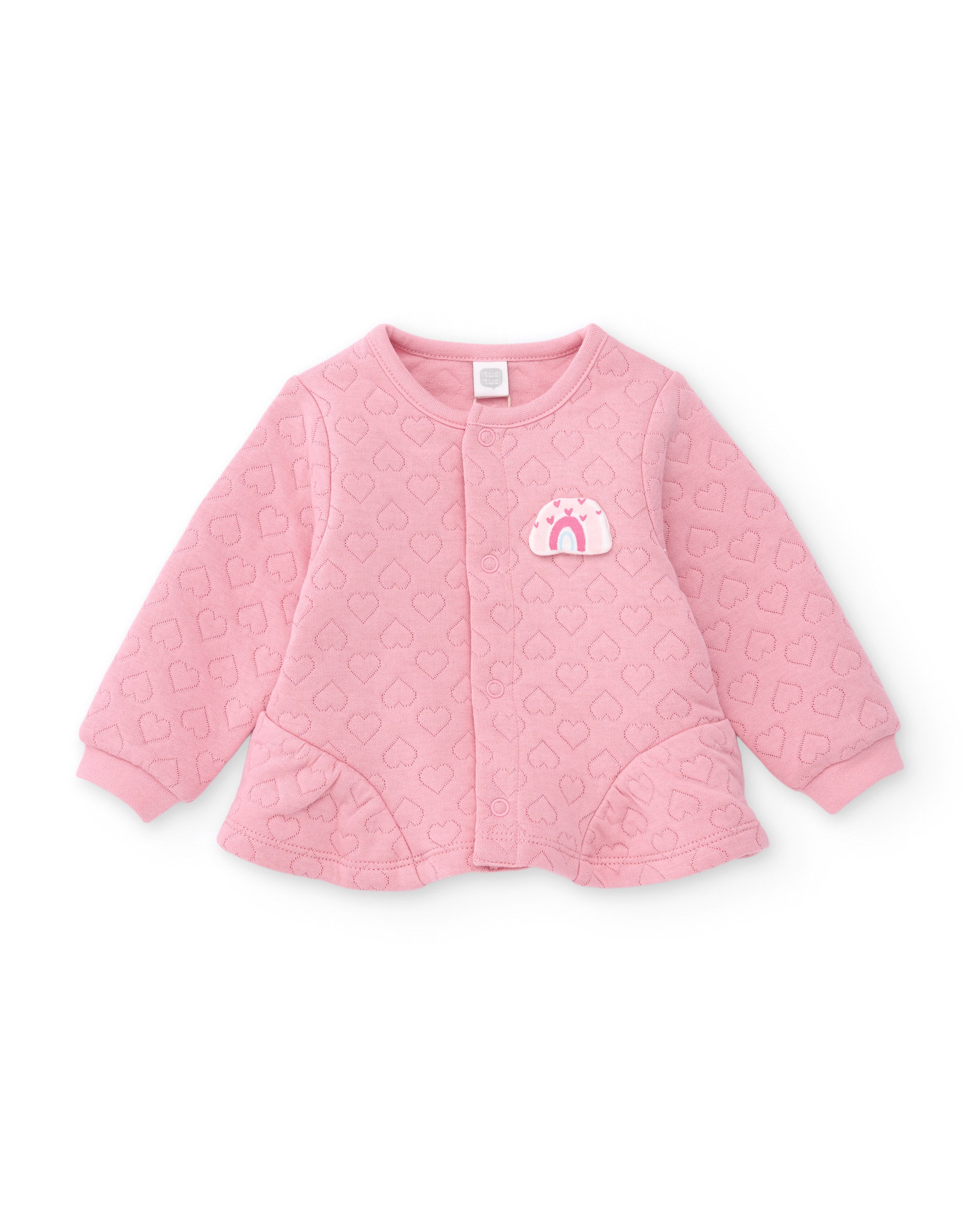 TucTuc Completi set neonata rosa 3 pezzi stampa cuori