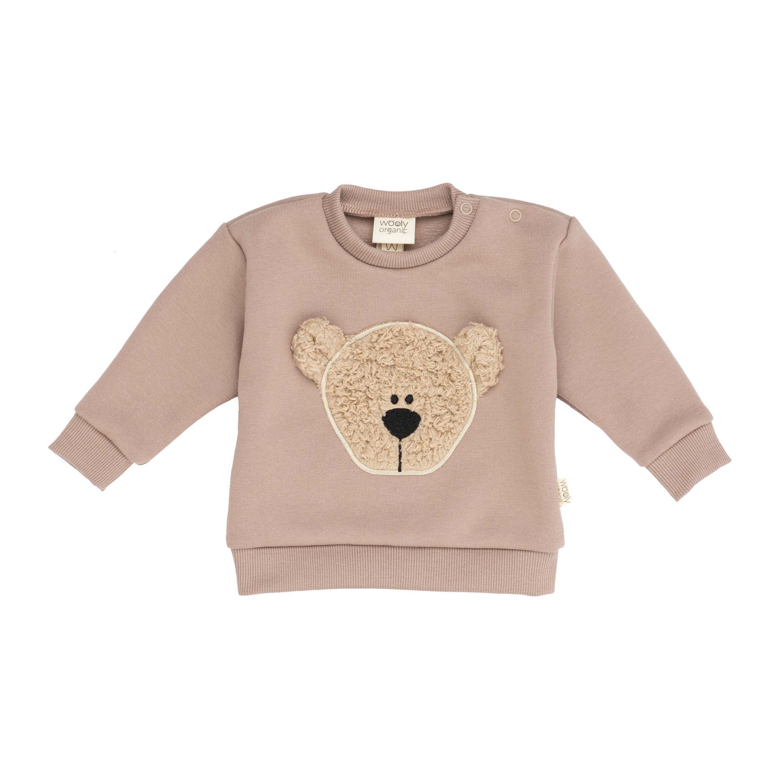 Woolly Organic Embroidered Sweater maglione ricamo cotone