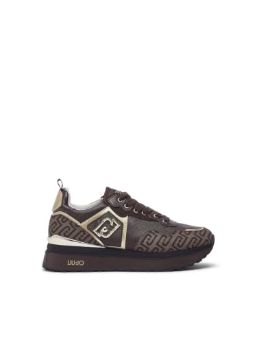 Liu Jo Sneakers Platform Monogram 35 EU suola 4,5 cm
