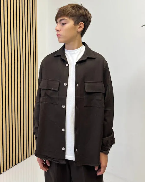 Sottosopra ANB6035 camicia viscosa testa di moro 14 anni