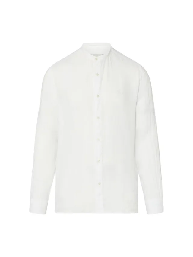 Liu Jo Camicia Coreana 100% Lino Camicia Taglia 41