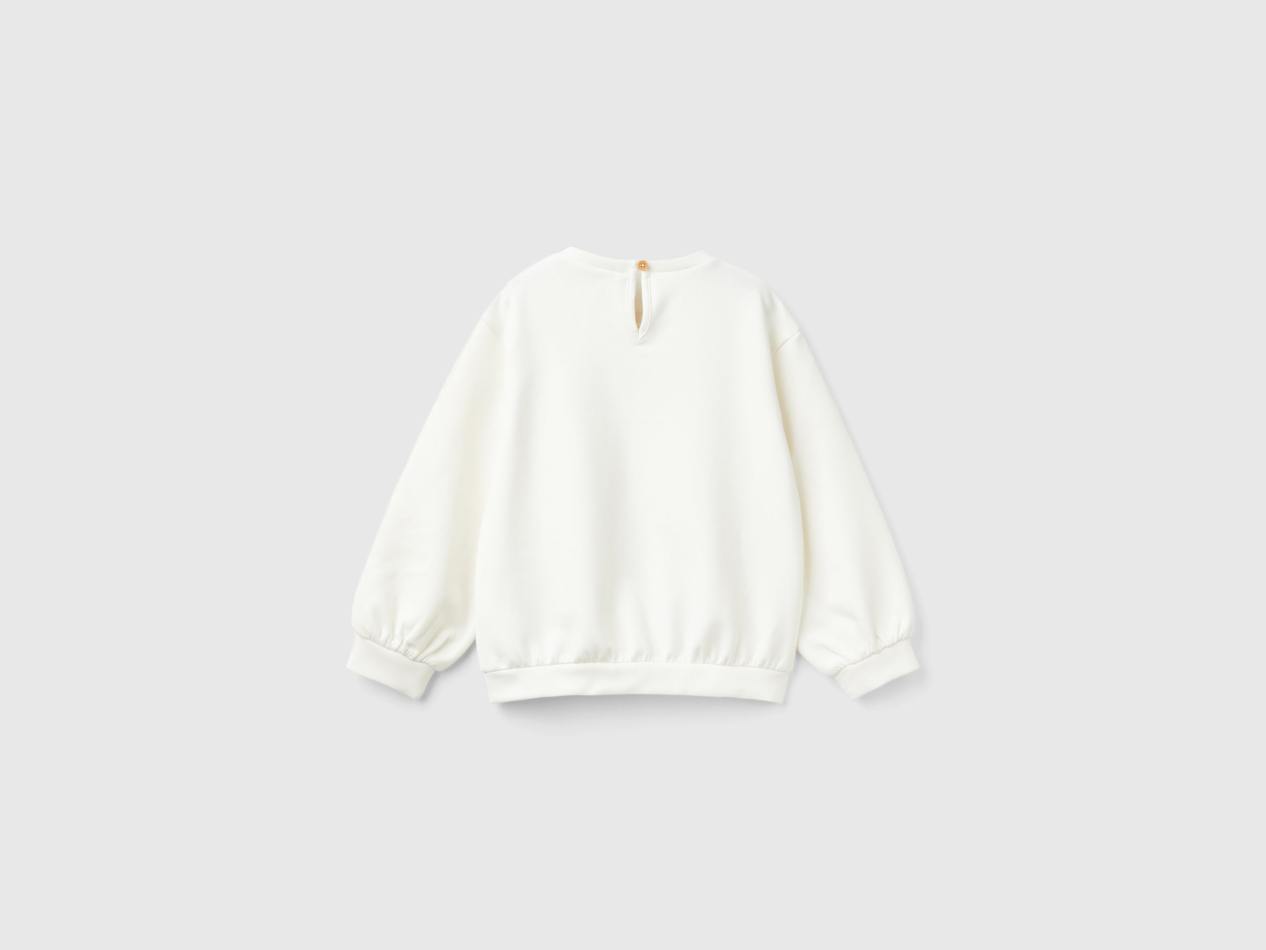 United Colors of Benetton felpa bambina gattino cotone 104