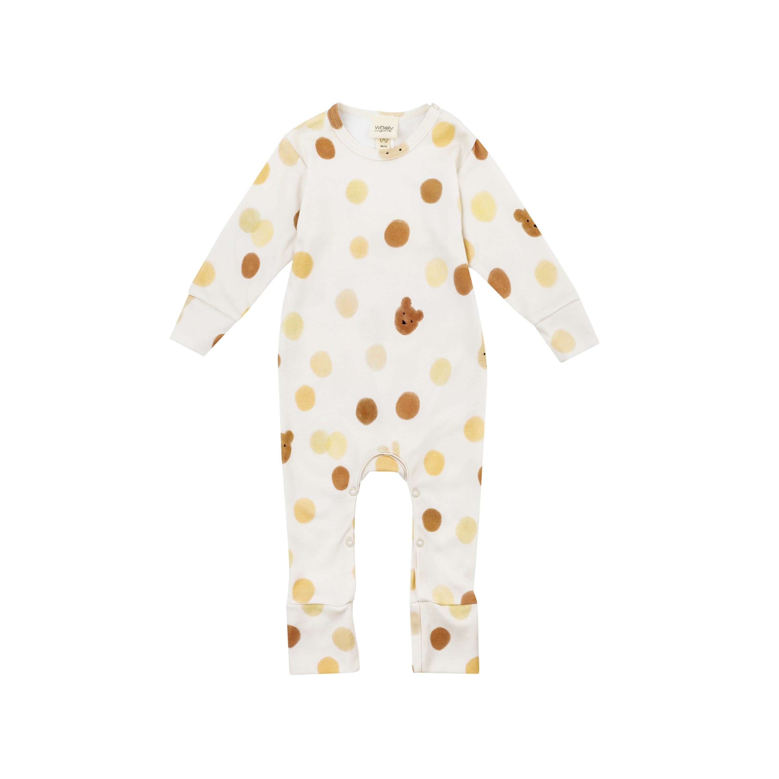 Woolly Organic Sleepsuit tutina cotone organico bottoni