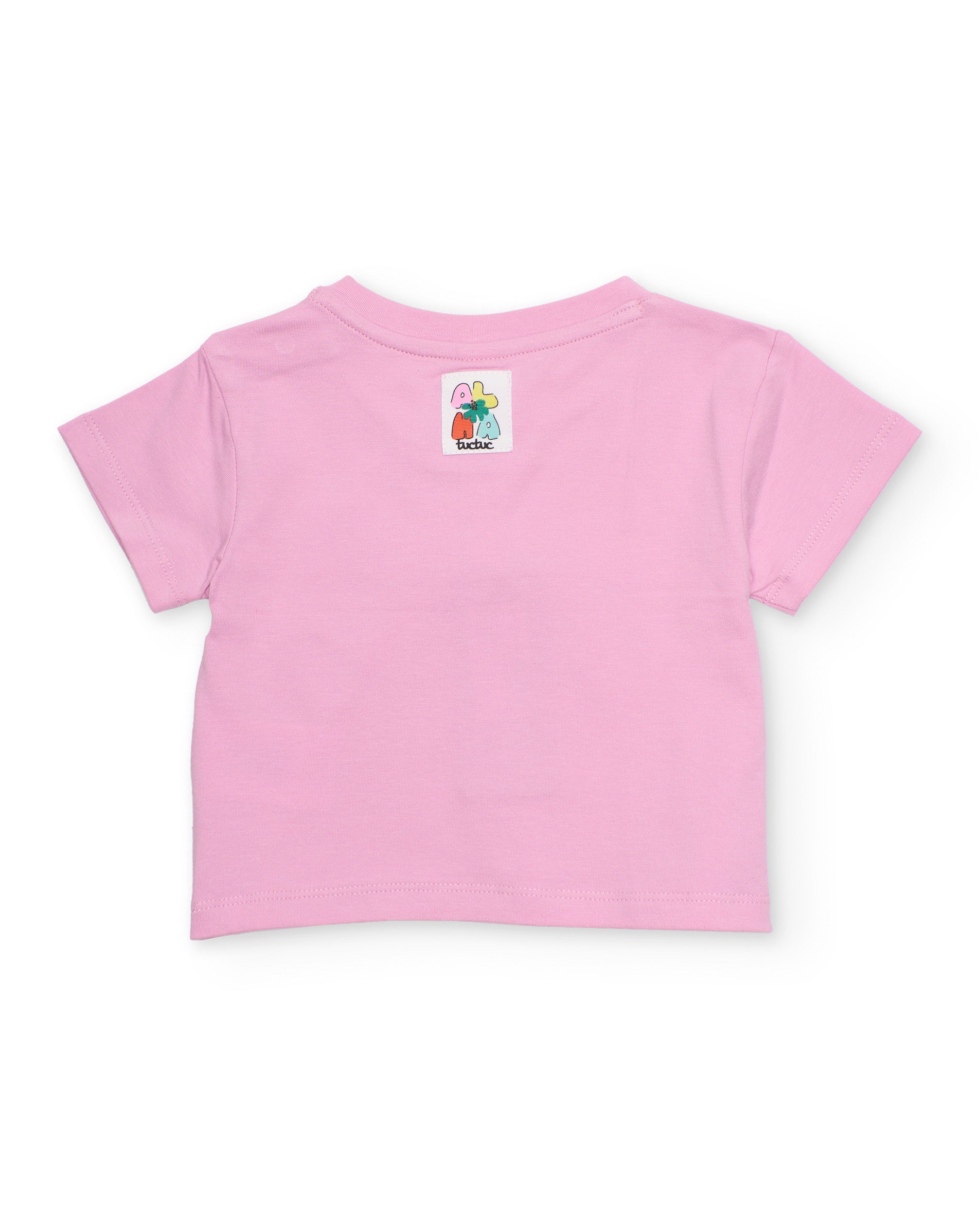 TucTuc Completo Bimba Rosa T-Shirt e Short Fiori