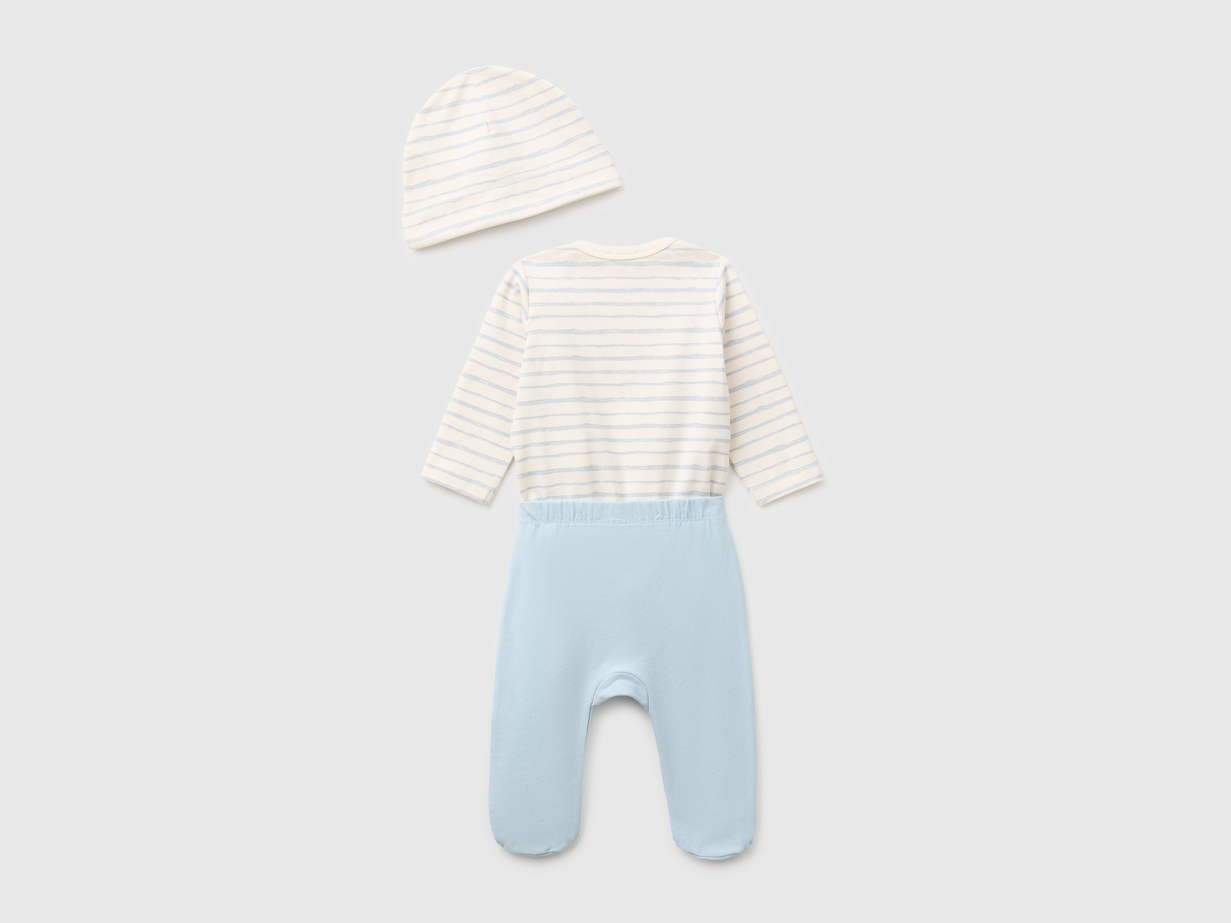 United Colors of Benetton set neonato 3 pezzi cotone 68