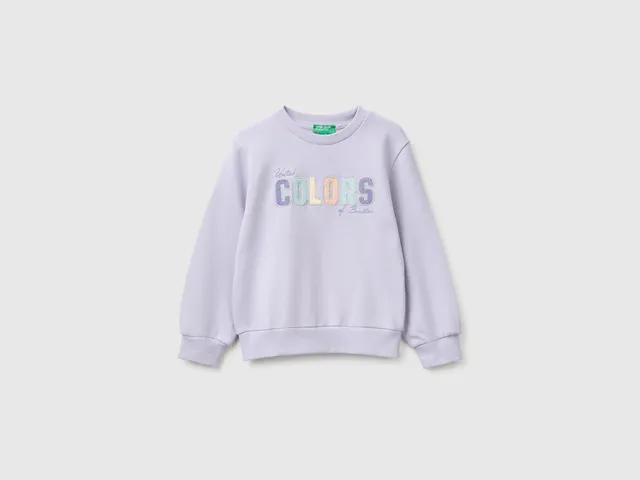 Benetton Crewneck sweatshirt felpa bimbo cotone taglia 104