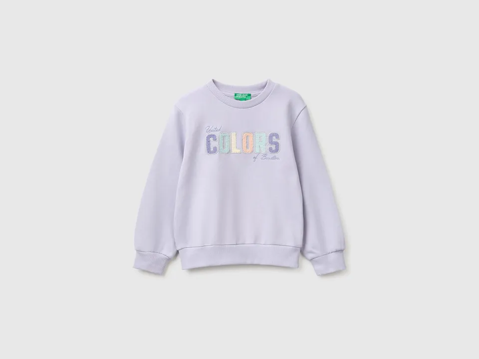 Benetton Crewneck sweatshirt felpa bimbo cotone taglia 104