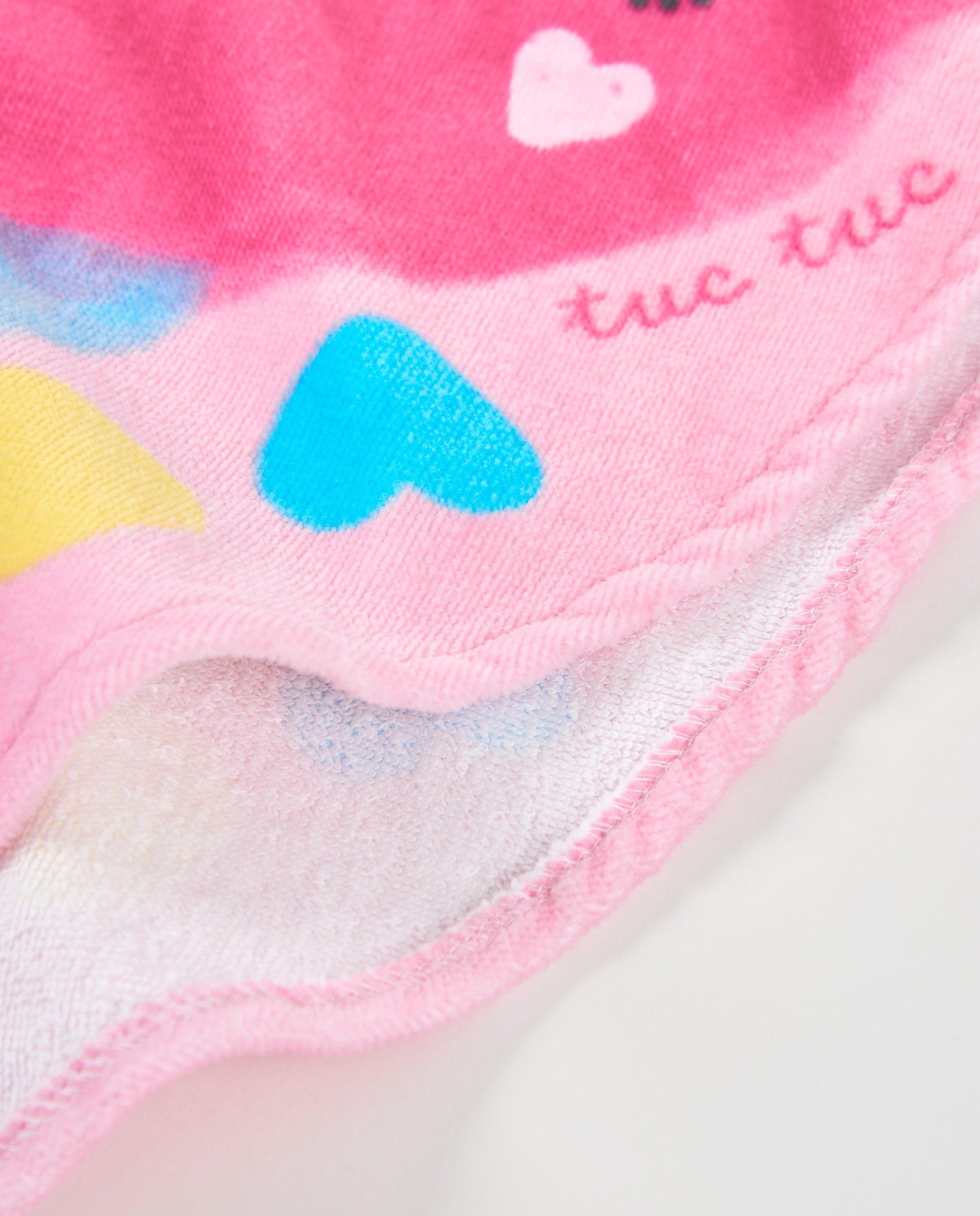 TucTuc Asciugamani Poncho Neonato Rosa con Cappuccio
