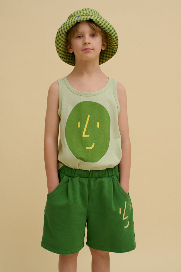 Kocarcia Shorts OXOX Verde cotone biologico 3-4 anni