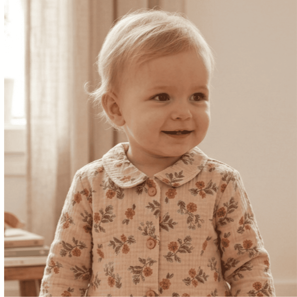 Petite Citrouille Blouse Gabrielle camicetta bimba cotone fiori
