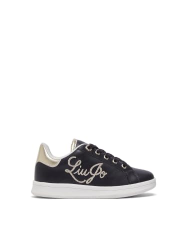 Liu Jo Sneakers Logo Glitter Bambina 32 EU Nere