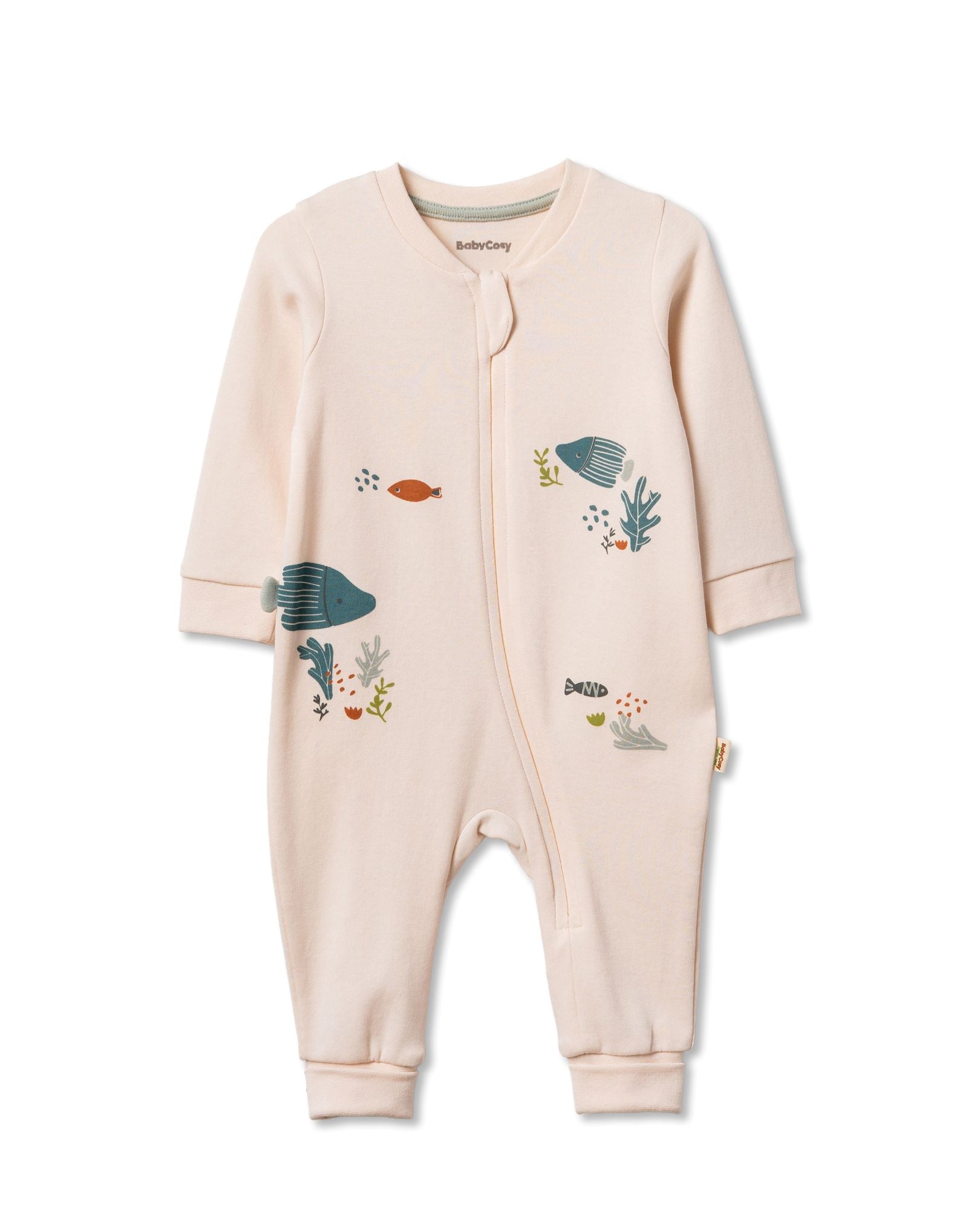 Kocarcia Babycosy Tutina zip cotone organico 0-3 mesi 56cm