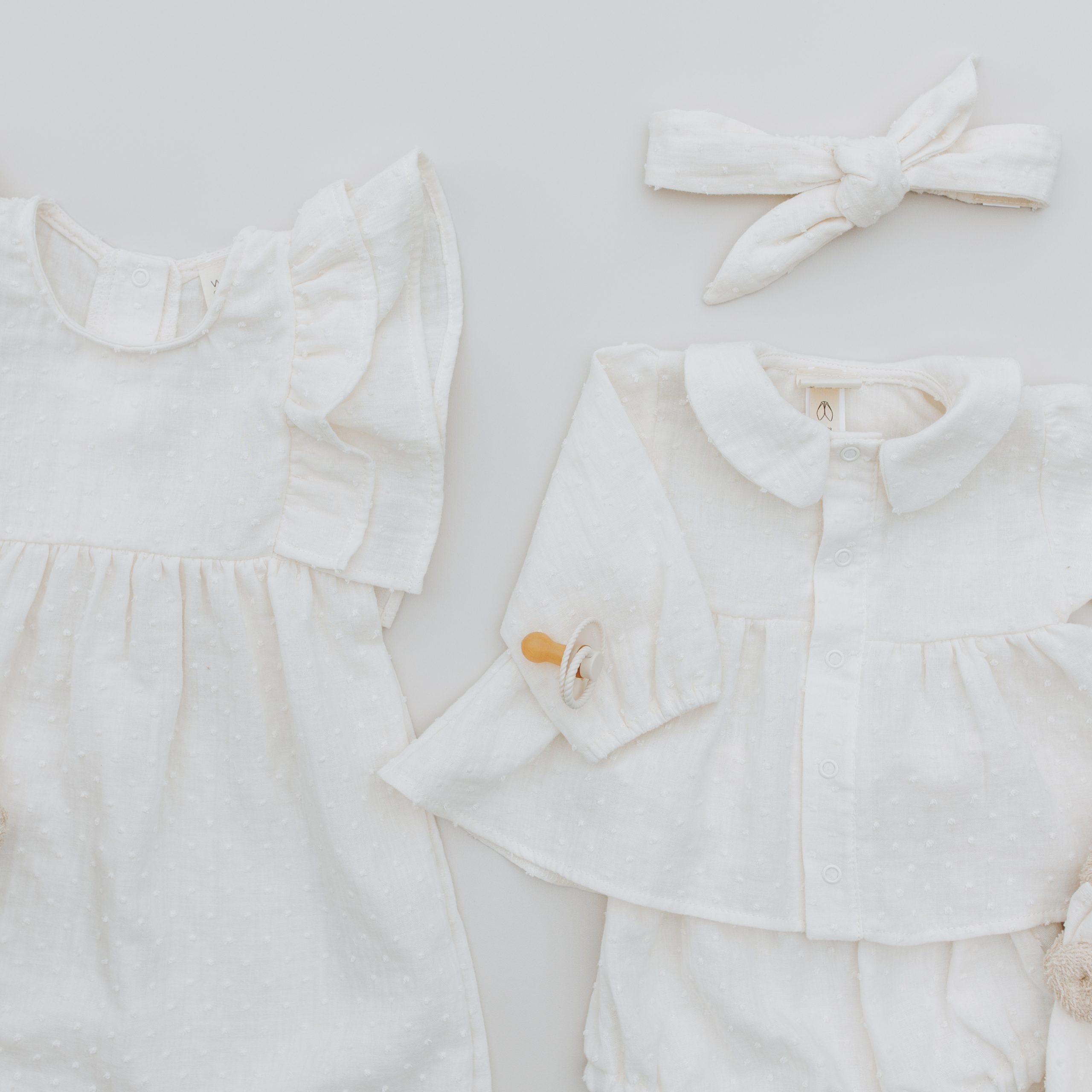 Woolly Organic Baby Sets camicia bloomers mussola bio