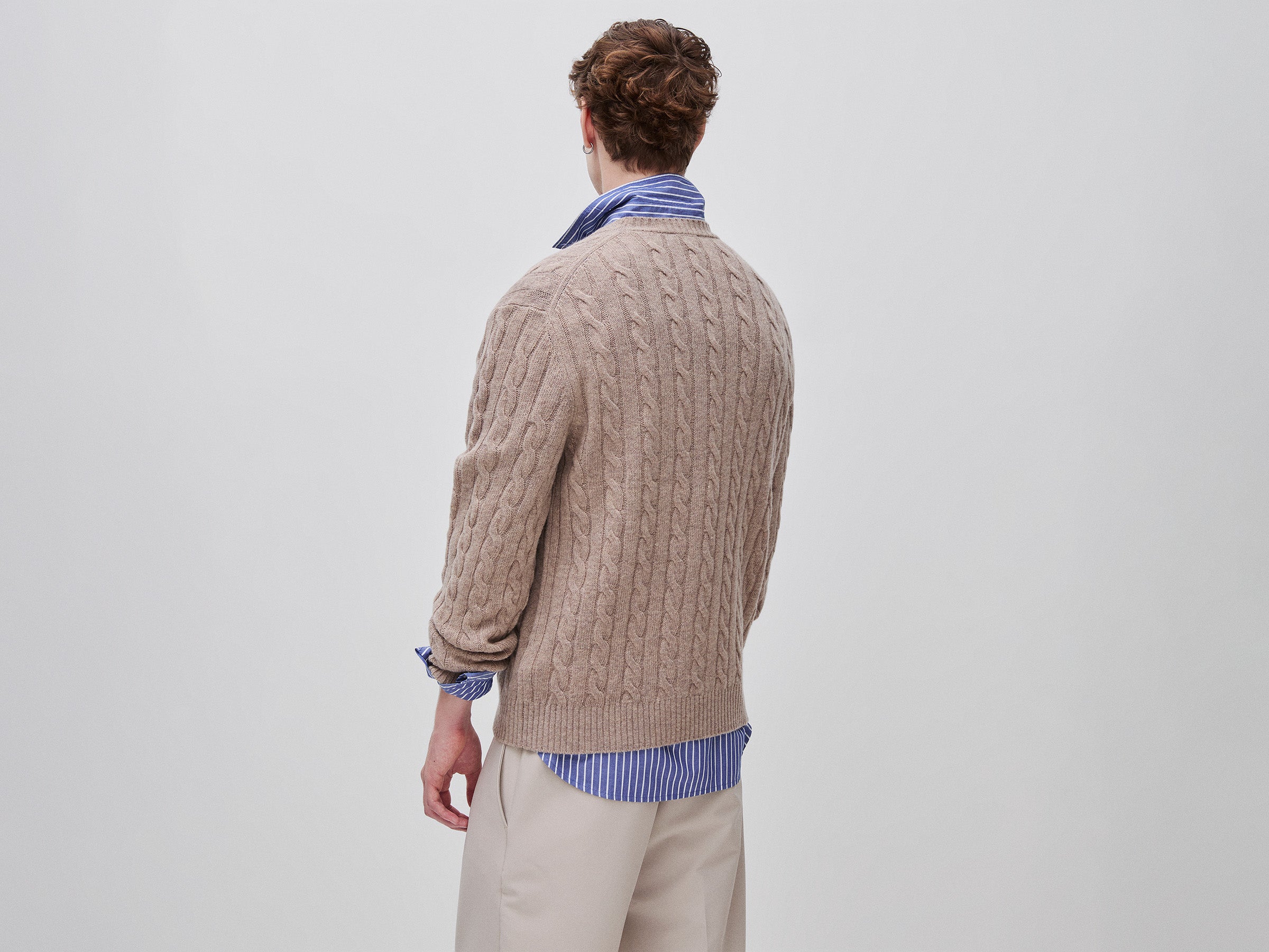United Colors of Benetton Sweaters maglione lana trecce