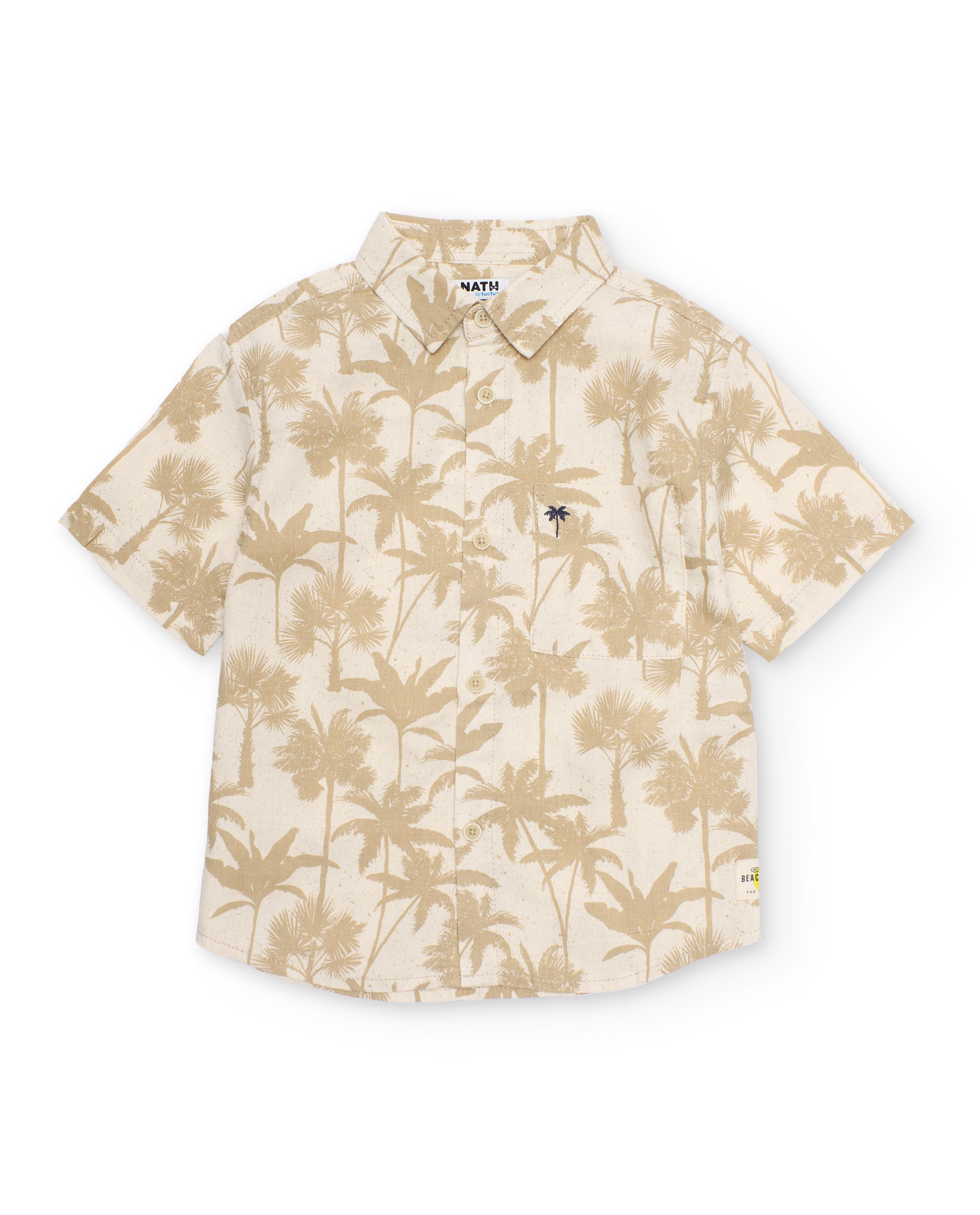 TucTuc Camicette Camicia Palme Beige 4 Anni