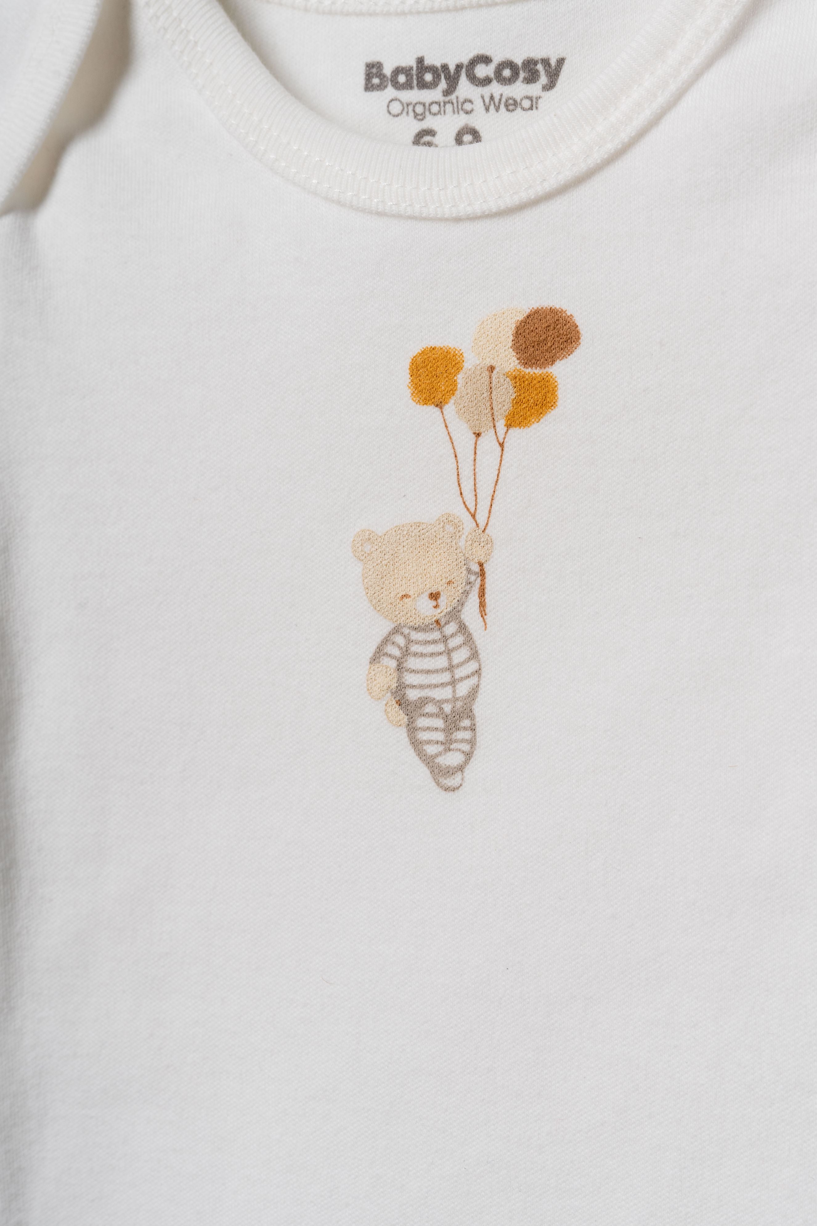 Kokarcia Babycosy Organic Set 2 Body Maniche Corte Cotone