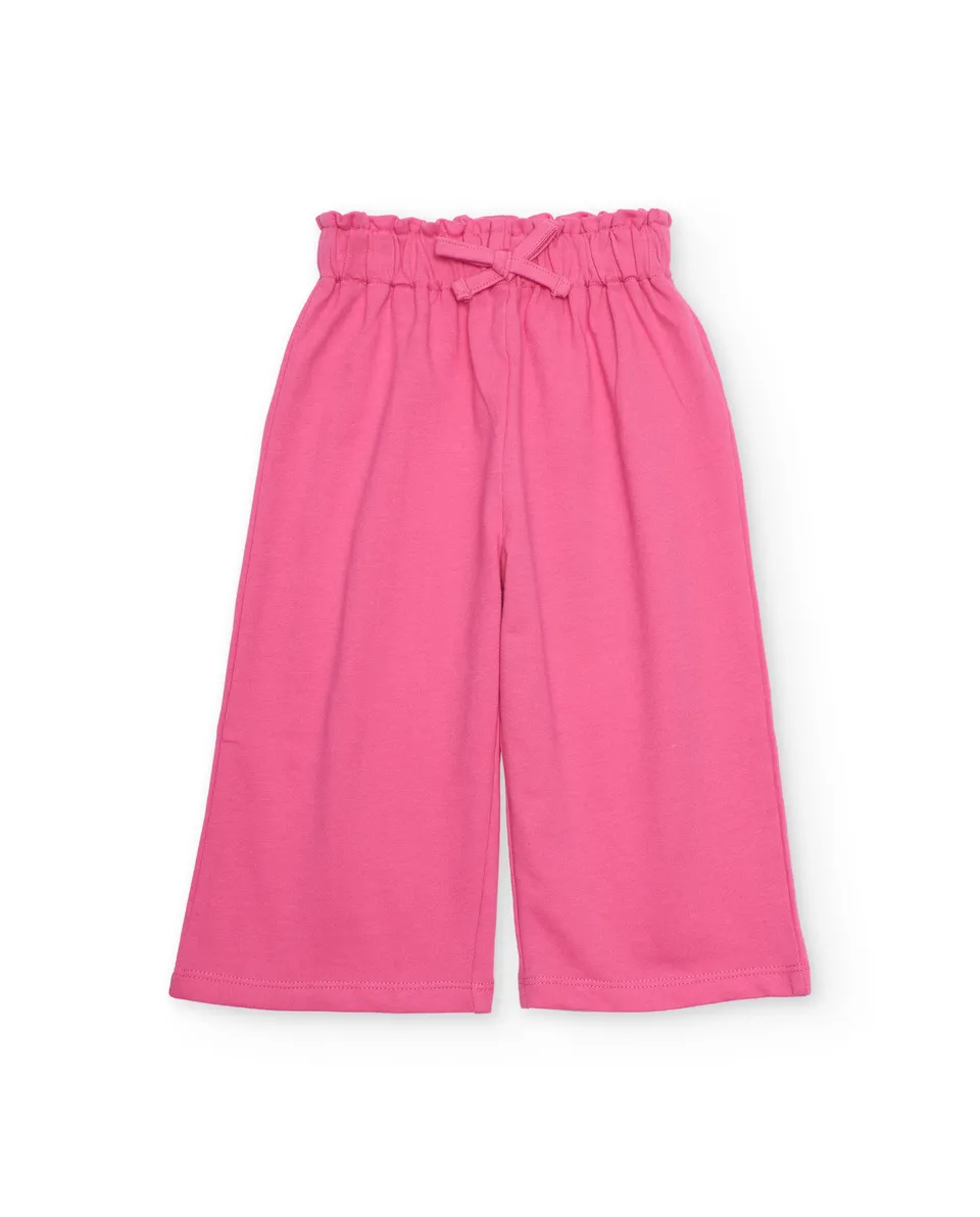 TucTuc Pantaloni Culotte Bambina Rosa 6 Mesi jersey