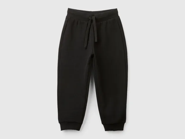 United Colors of Benetton pantaloni tuta felpa cotone caldo bimbo