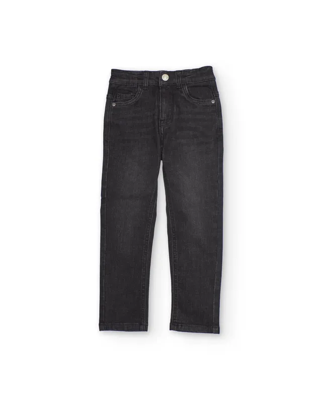 TucTuc Pantaloni jeans bambino denim grigio scuro dritto