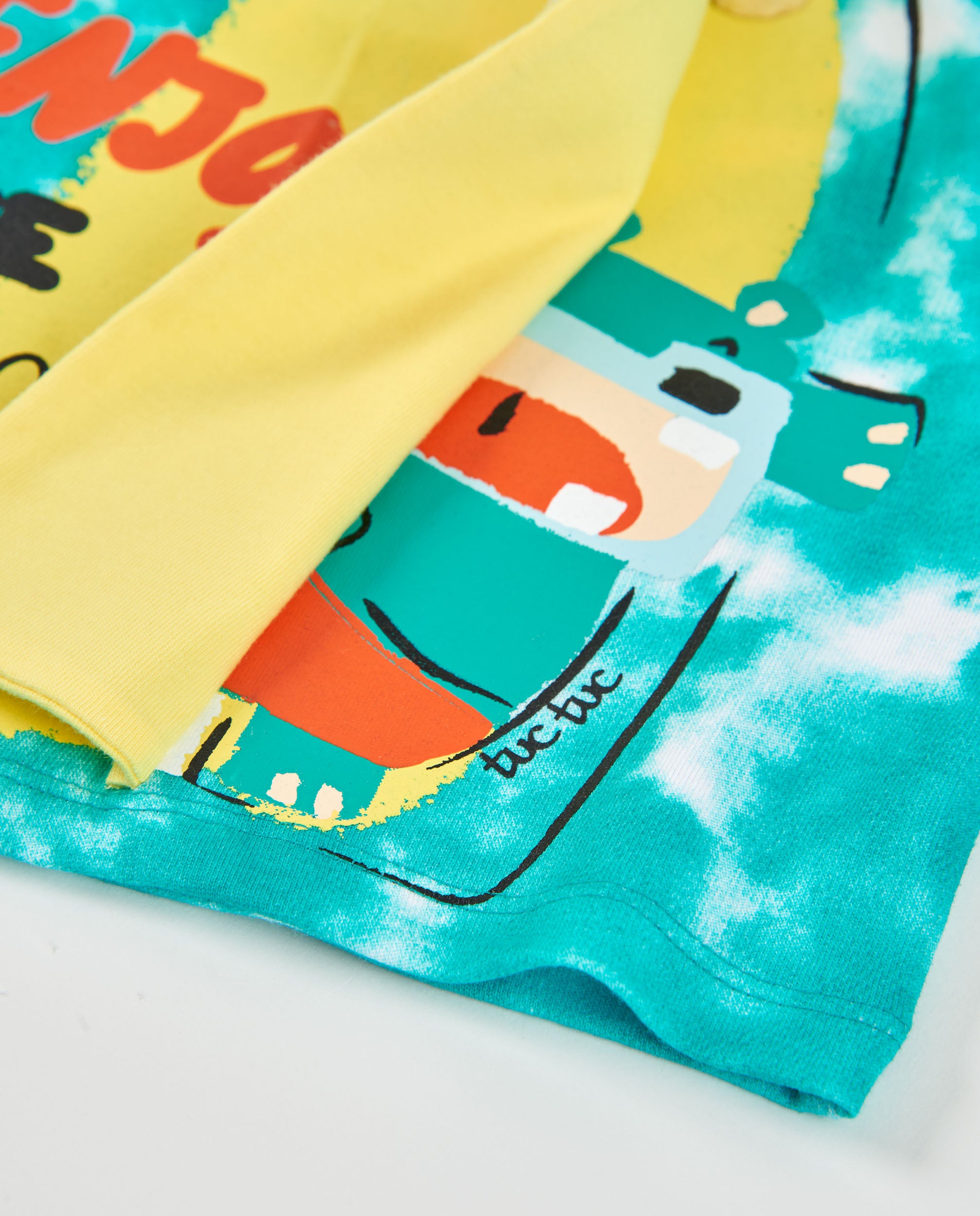 TucTuc Magliette T-shirt Bambino Turchese Cotone