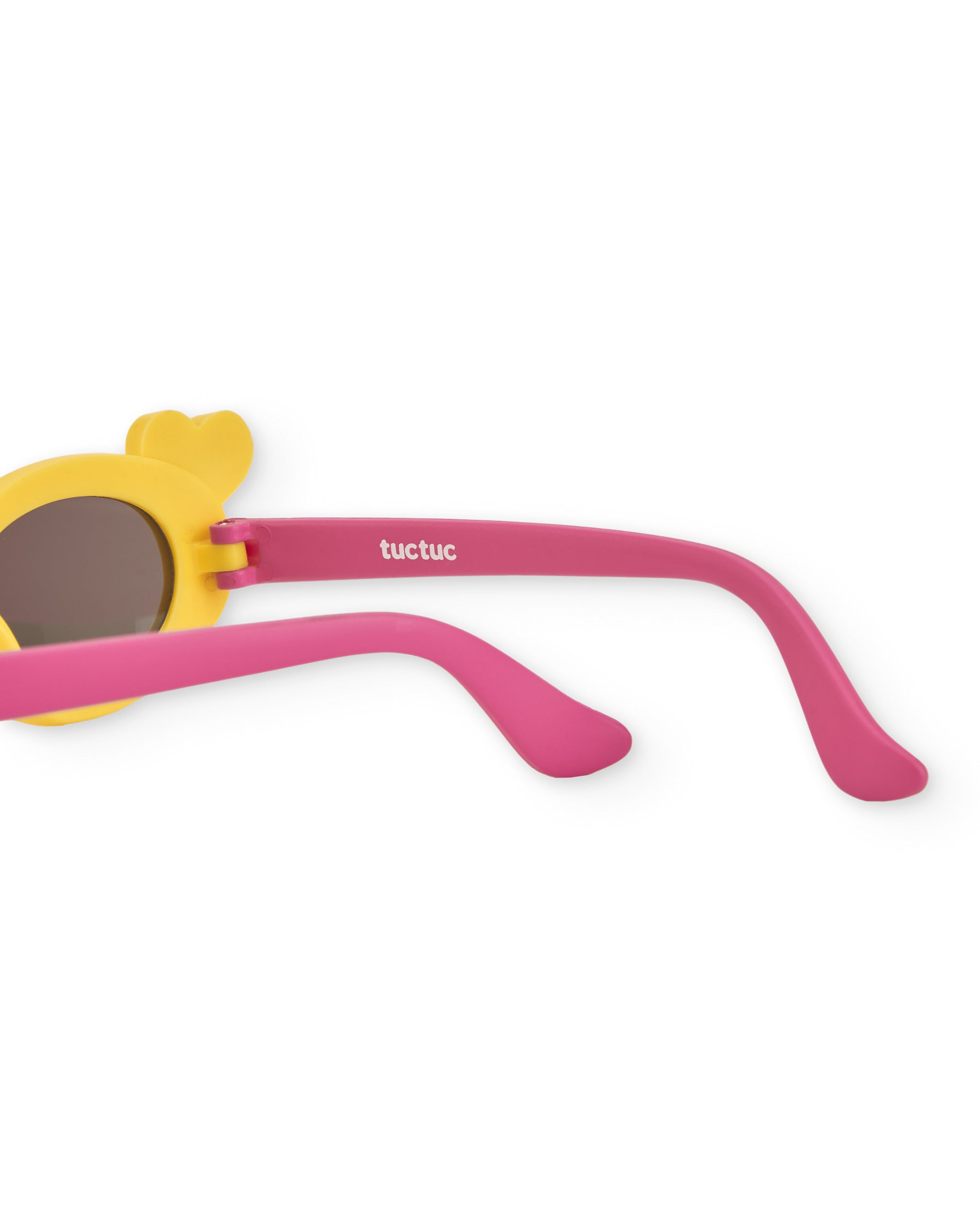 TucTuc Accessori Occhiali Sole Bambina Gialli Cuore