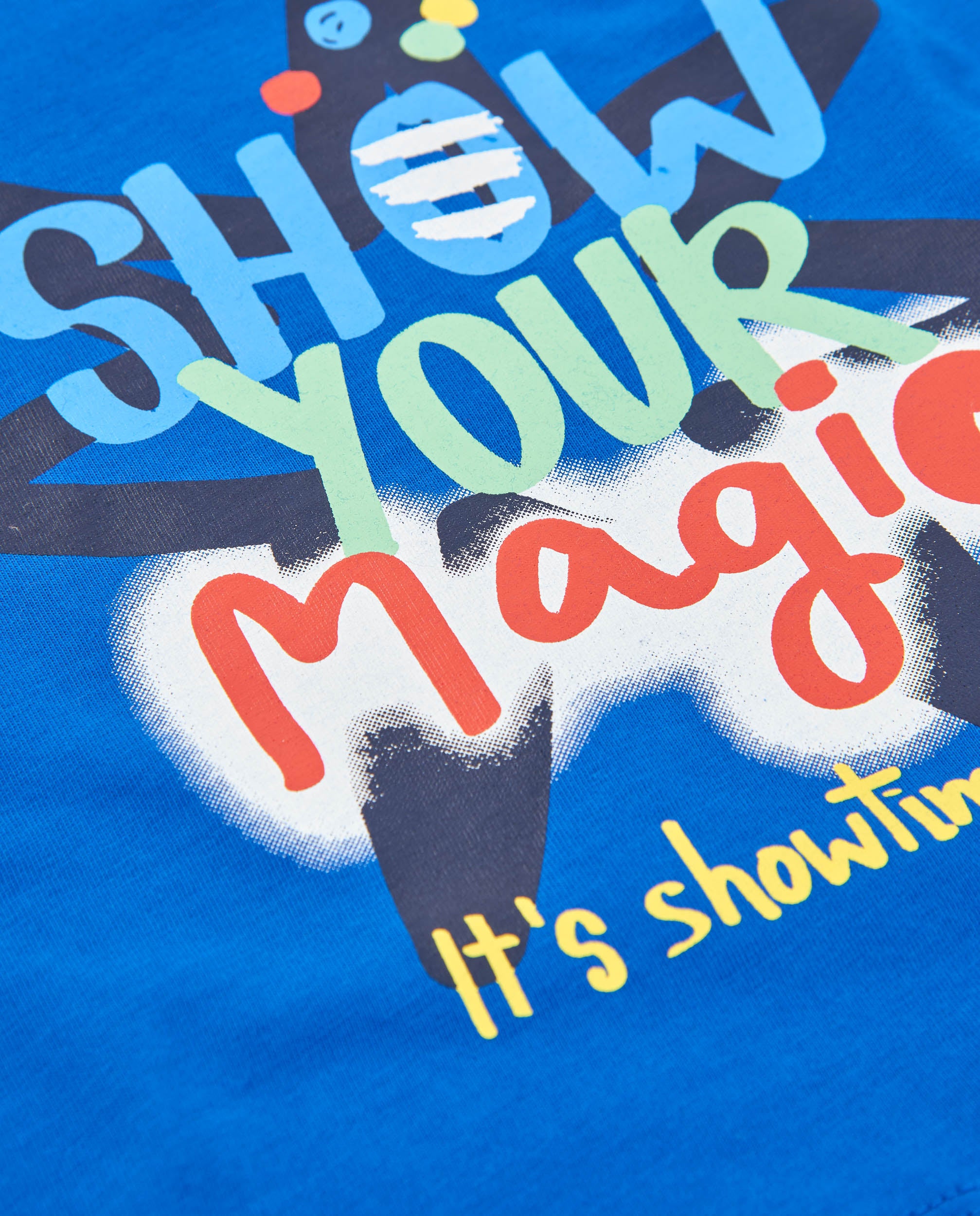 TucTuc Magliette T-shirt bambino blu con scritta