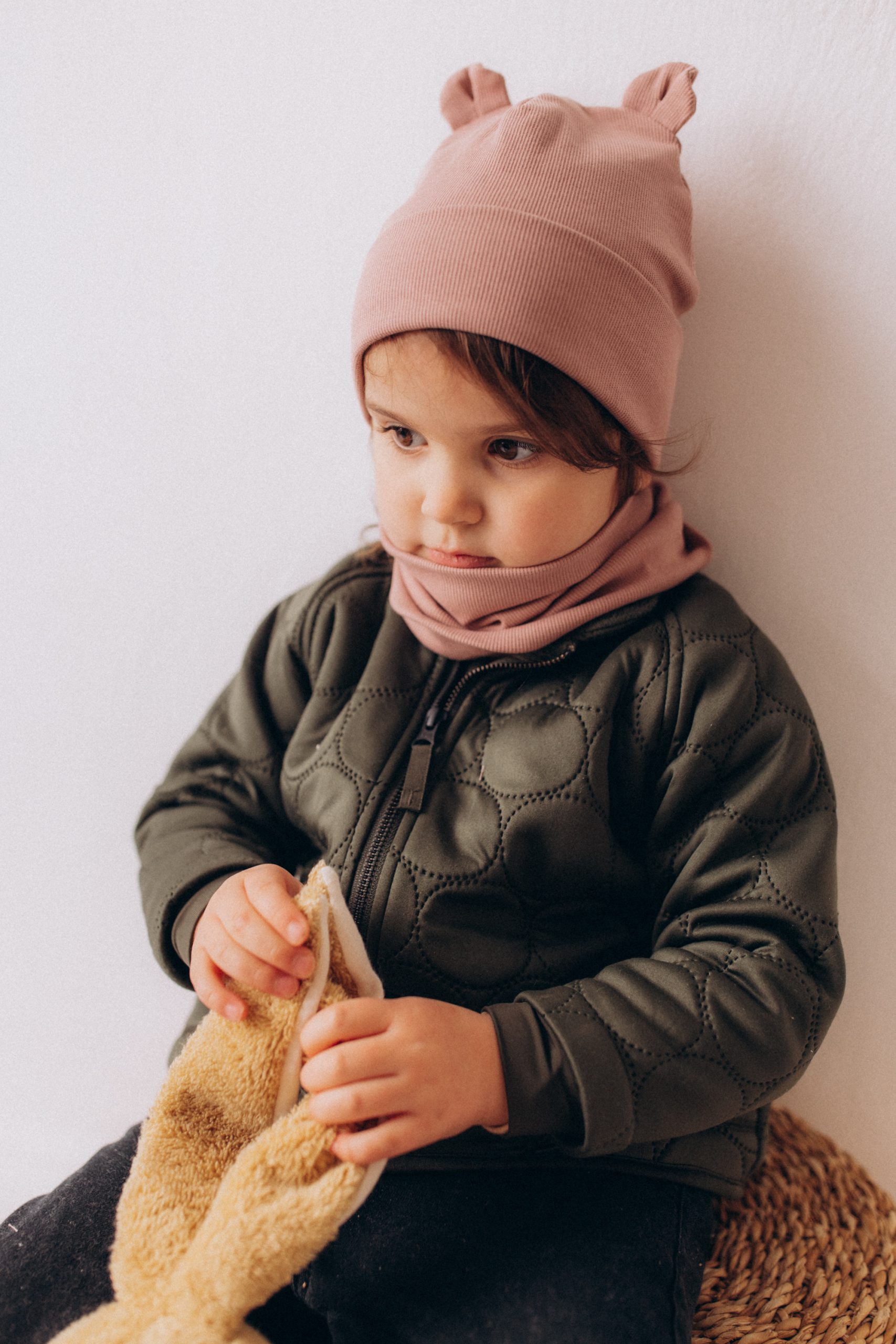Woolly Organic AW26 Sciarpa Tubo Bambino Cotone Bio
