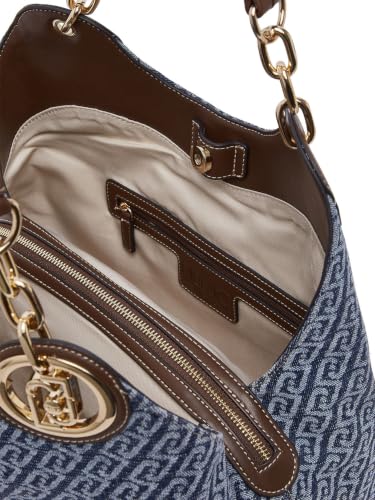 Liu Jo Borse Satchel Media Borsa Effetto Denim 00770