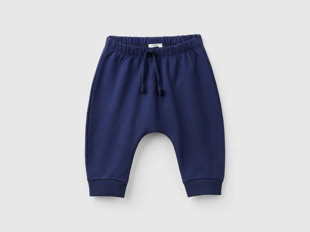 United Colors of Benetton Pantaloni Tuta Neonato Cotone Tasca