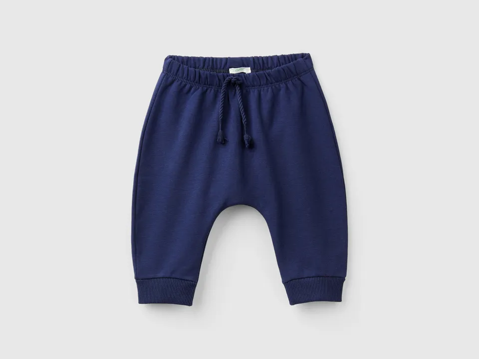 United Colors of Benetton Pantaloni Tuta Neonato Cotone Tasca