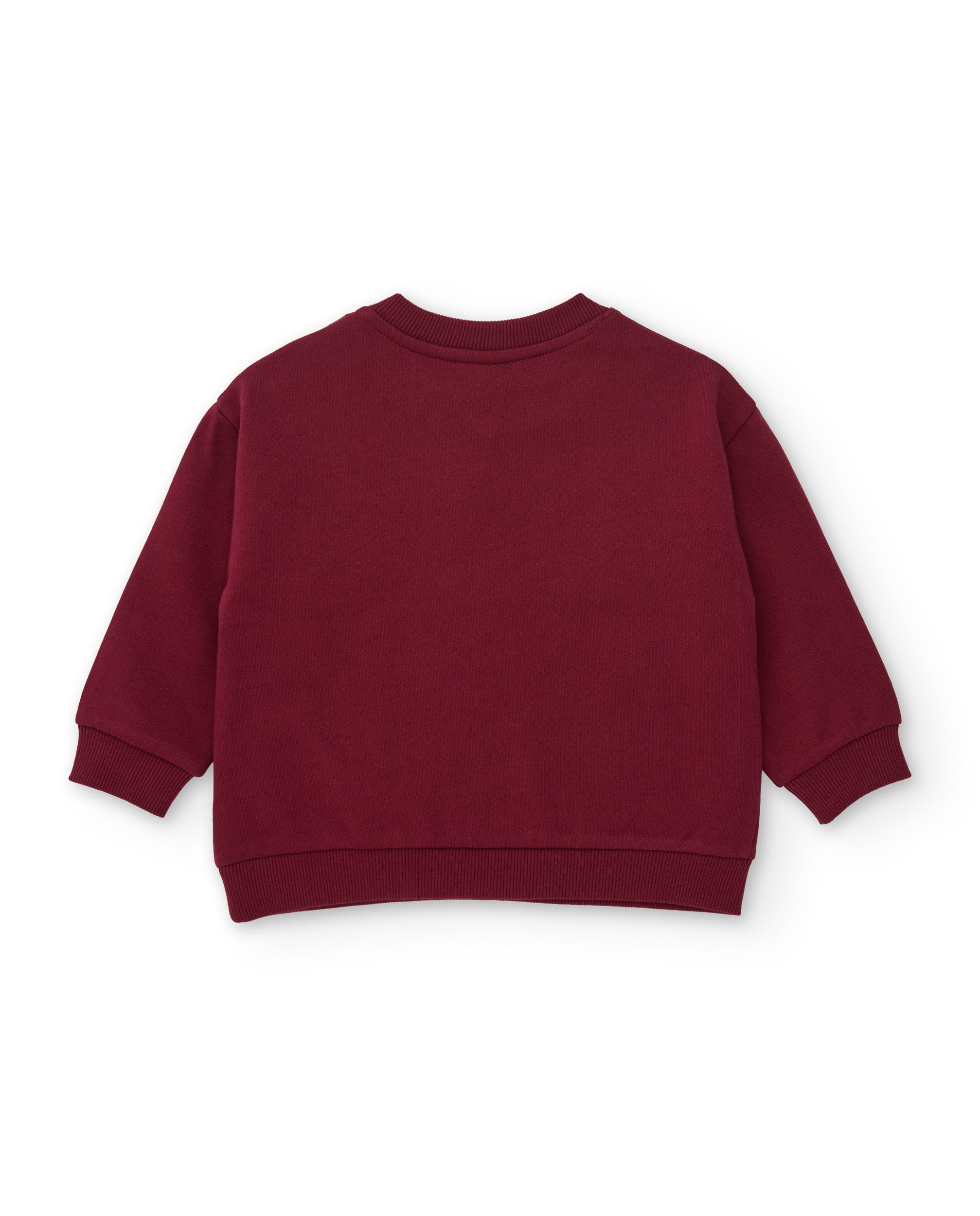 TucTuc Felpe Felpa Bambino Bordeaux Stampa Animali Tessuto Caldo