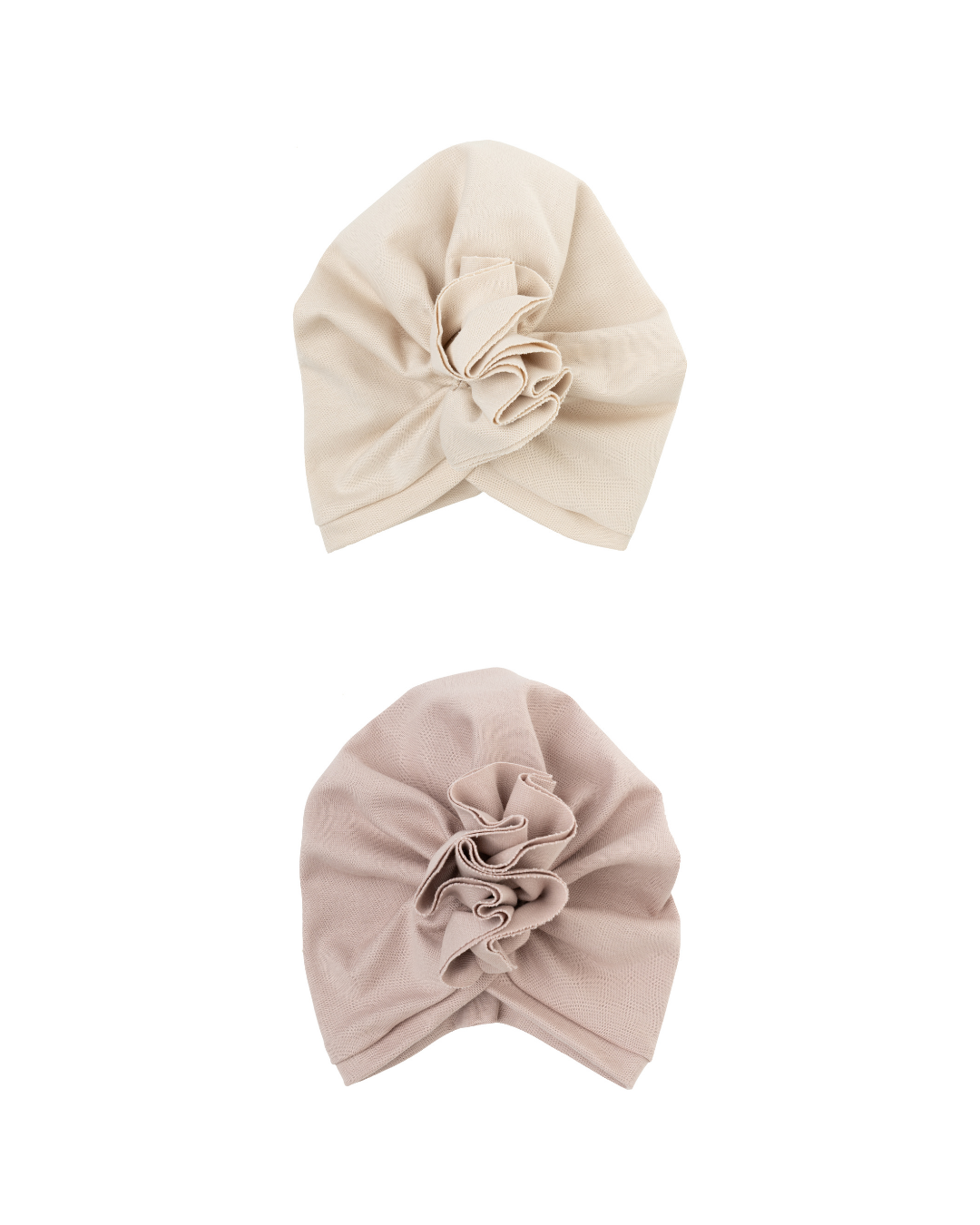 Woolly Organic Ruffle Turban turbante cotone organico bimba