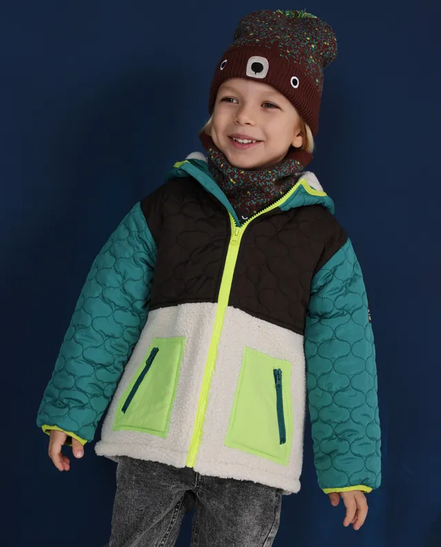 TucTuc Cappotti Cappotto imbottito bambino verde acqua