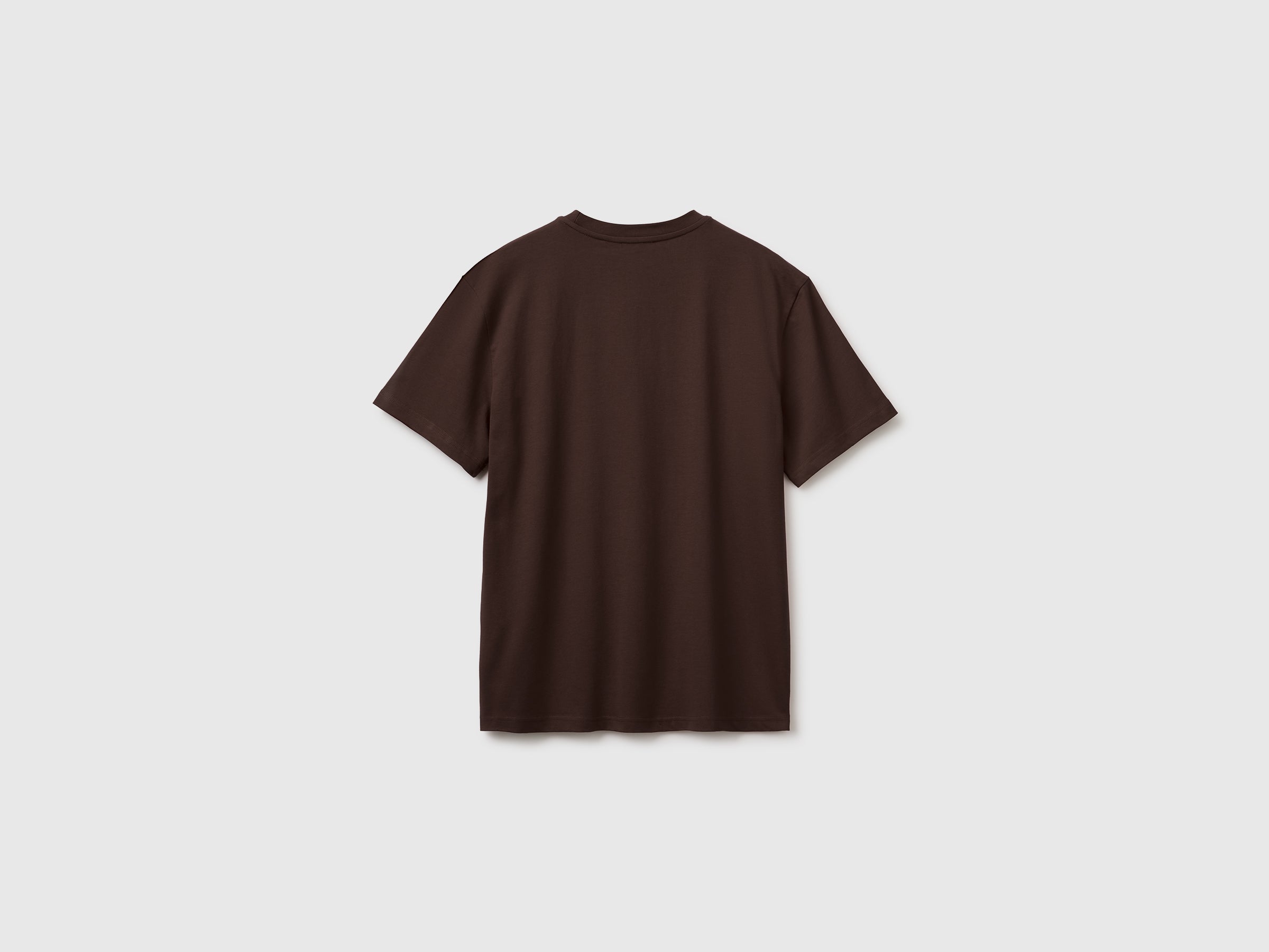 Benetton T-Shirt maglietta cotone bio manica corta logo petto