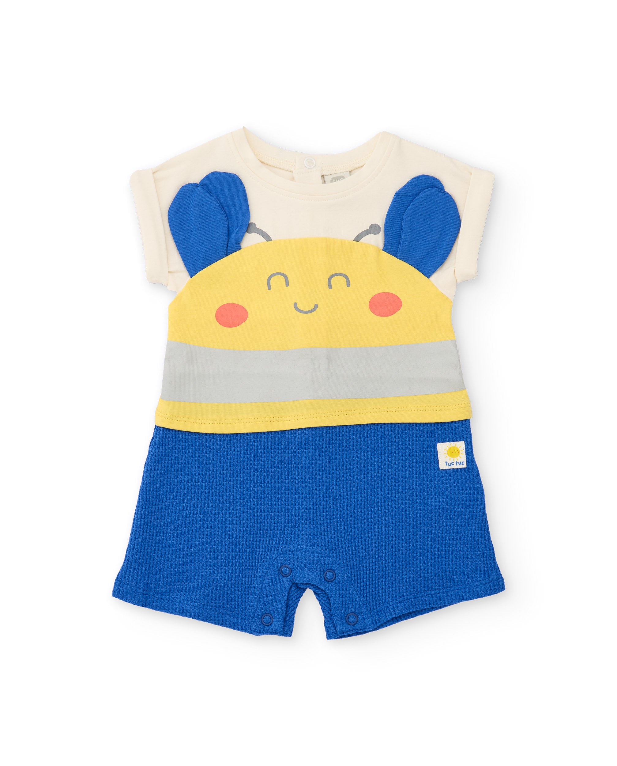 TucTuc Tutine pagliaccetto maglia apina blu 3-6 mesi