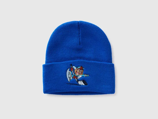 Benetton Berretto blu Taz Looney Tunes taglia S-L