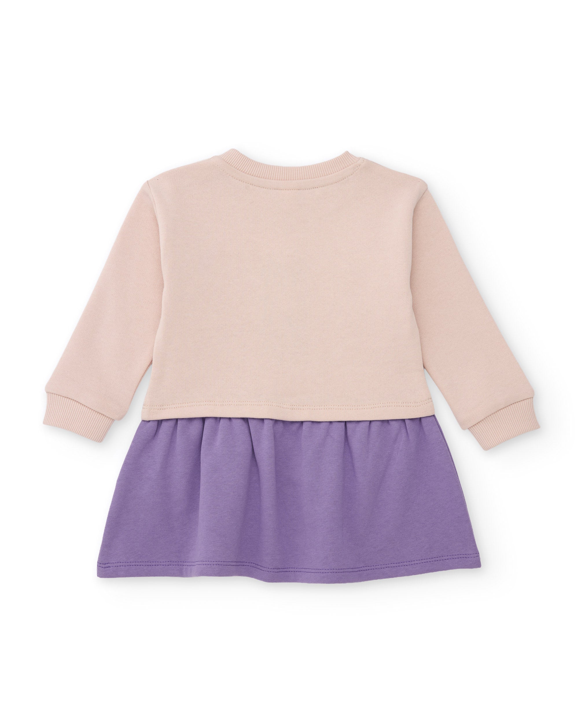 TucTuc Vestiti vestito felpa beige bambina BE NICE