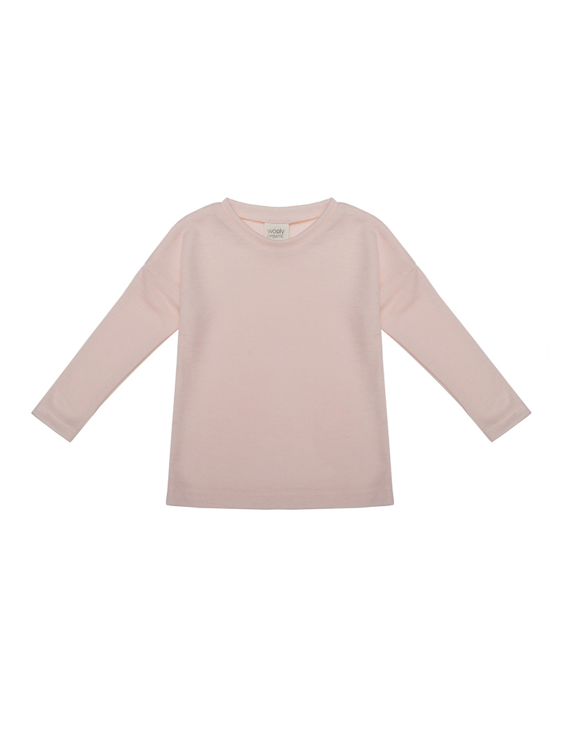 Woolly Organic Kids Shirts maglia lana merino seta manica lunga