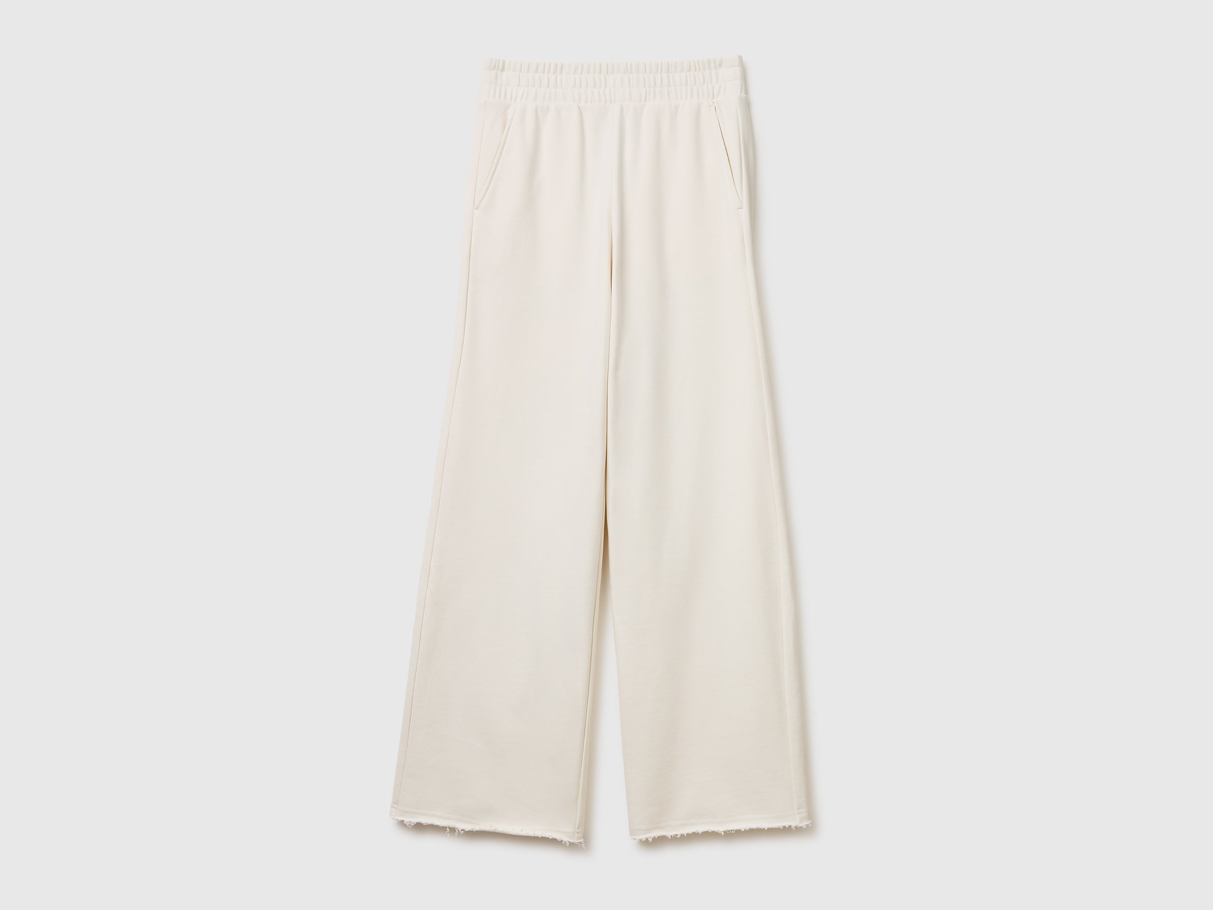 United Colors of Benetton Pantaloni Tuta Cotone Gamba Larga
