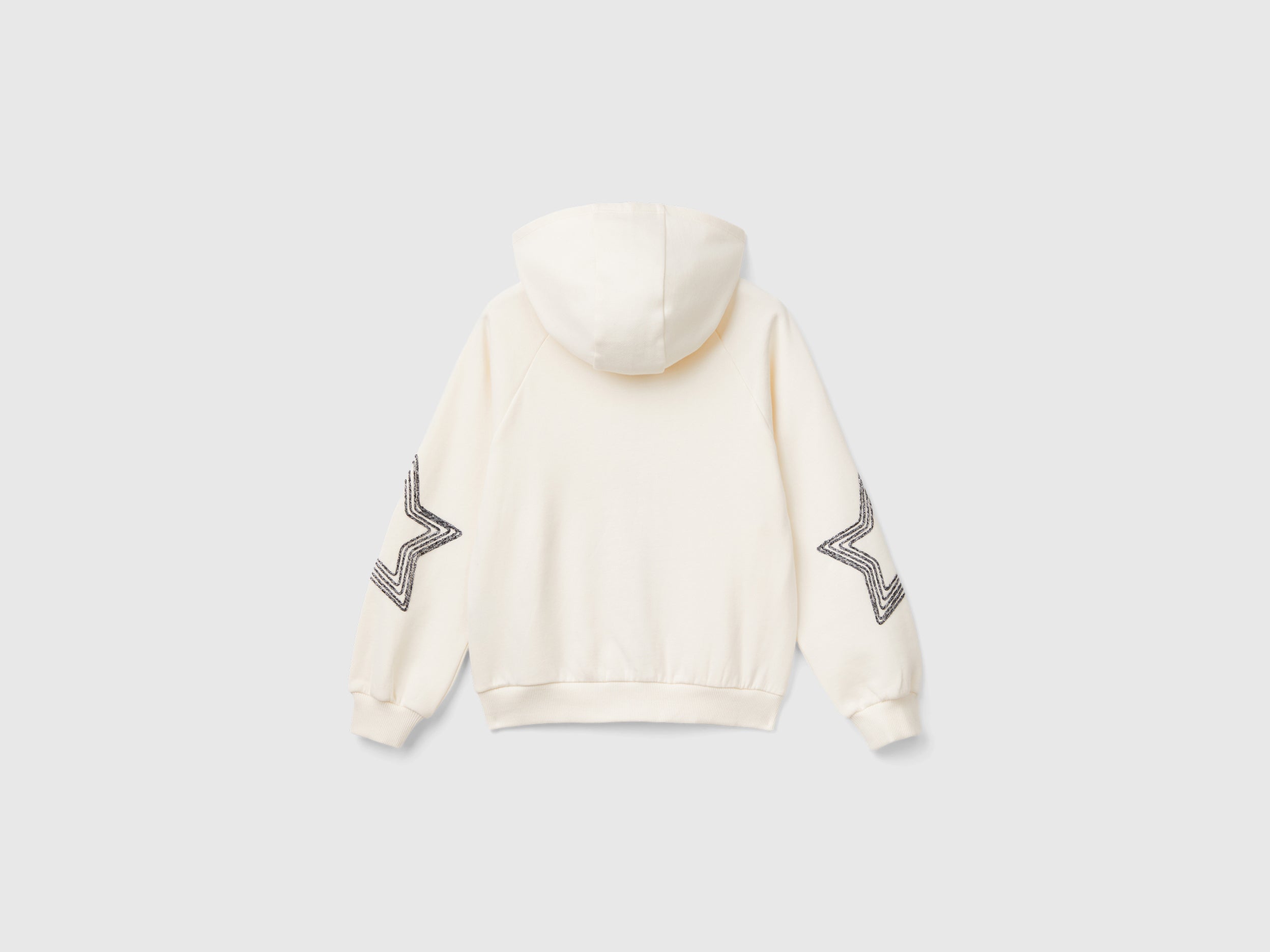 United Colors of Benetton Sweatshirts Felpa lurex stelle zip M