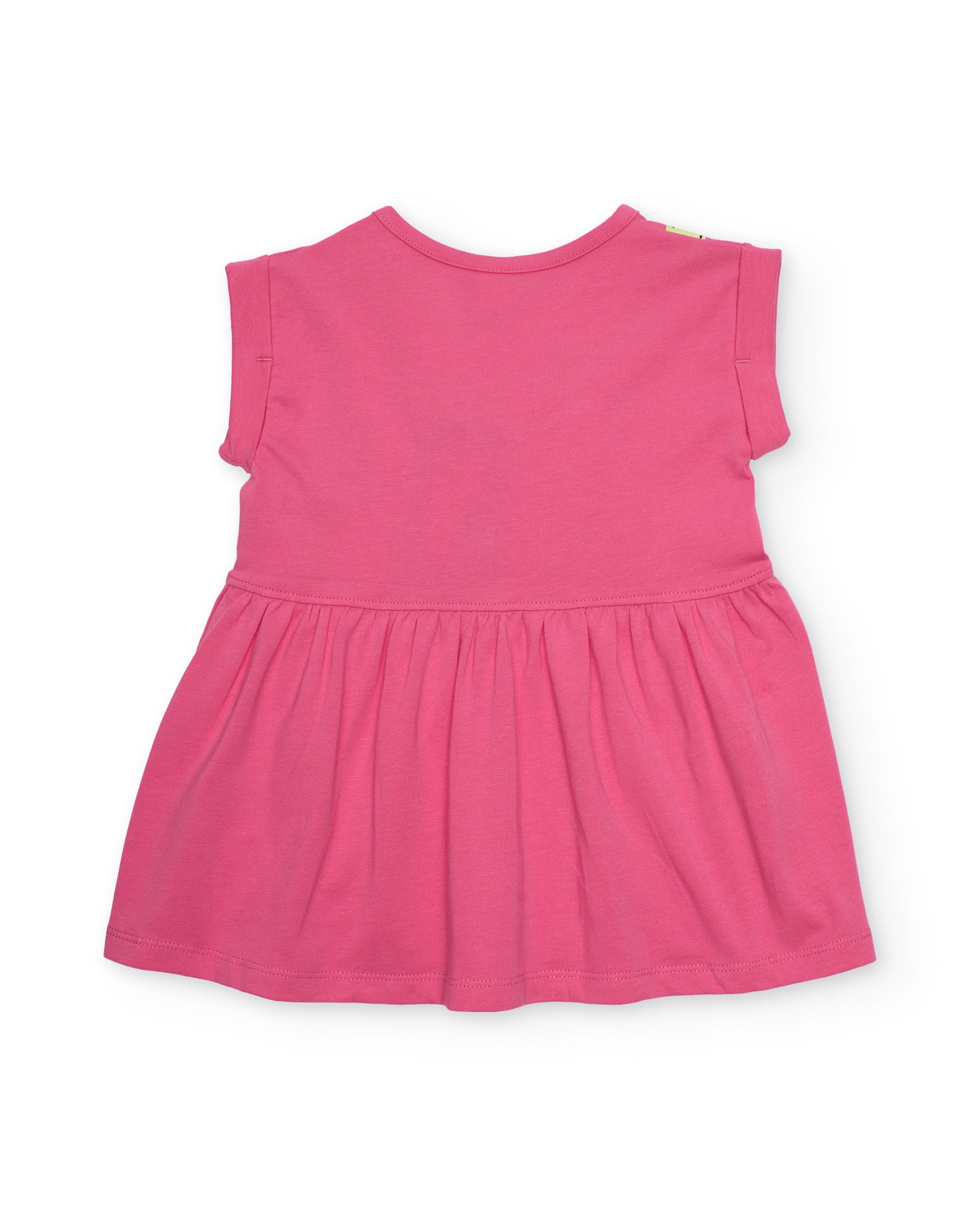 TucTuc Vestiti vestito bambina rosa maglia applicazione anguria