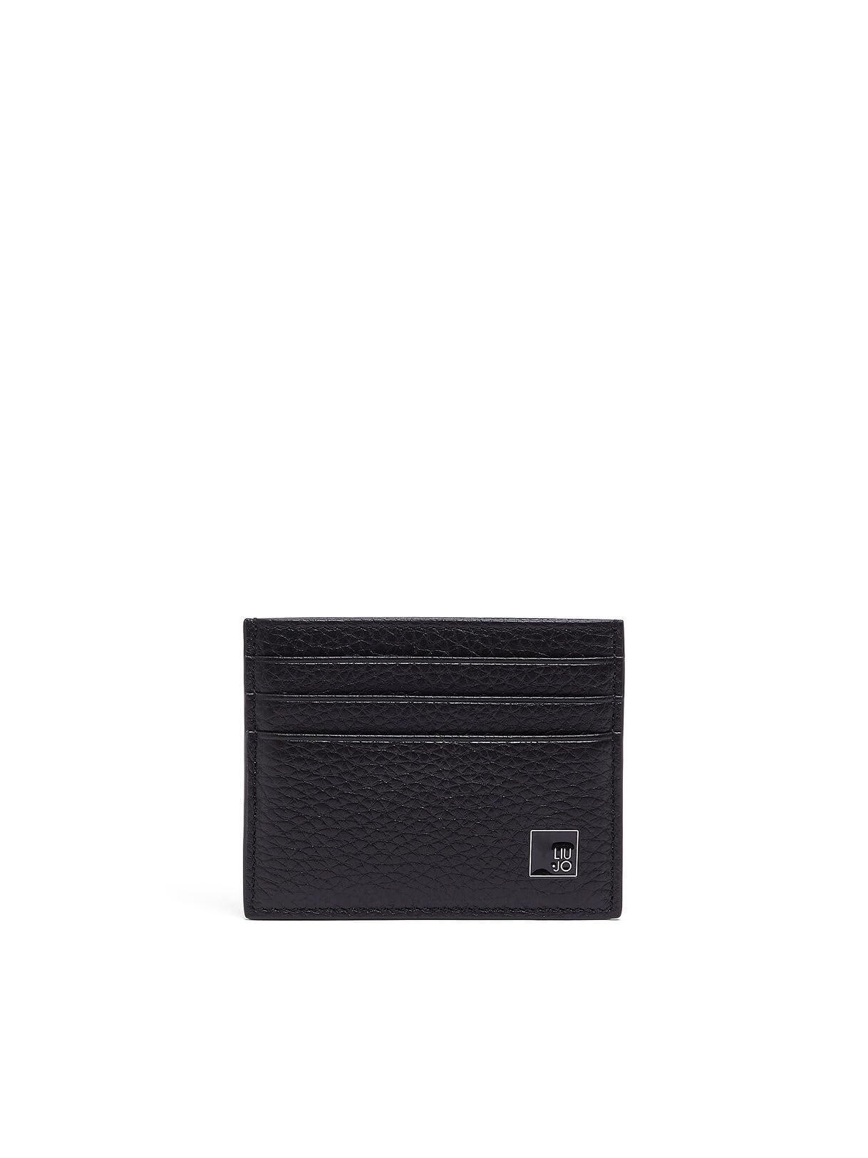 Liu Jo 22222 portacarte pelle nero 8x10 cm logo