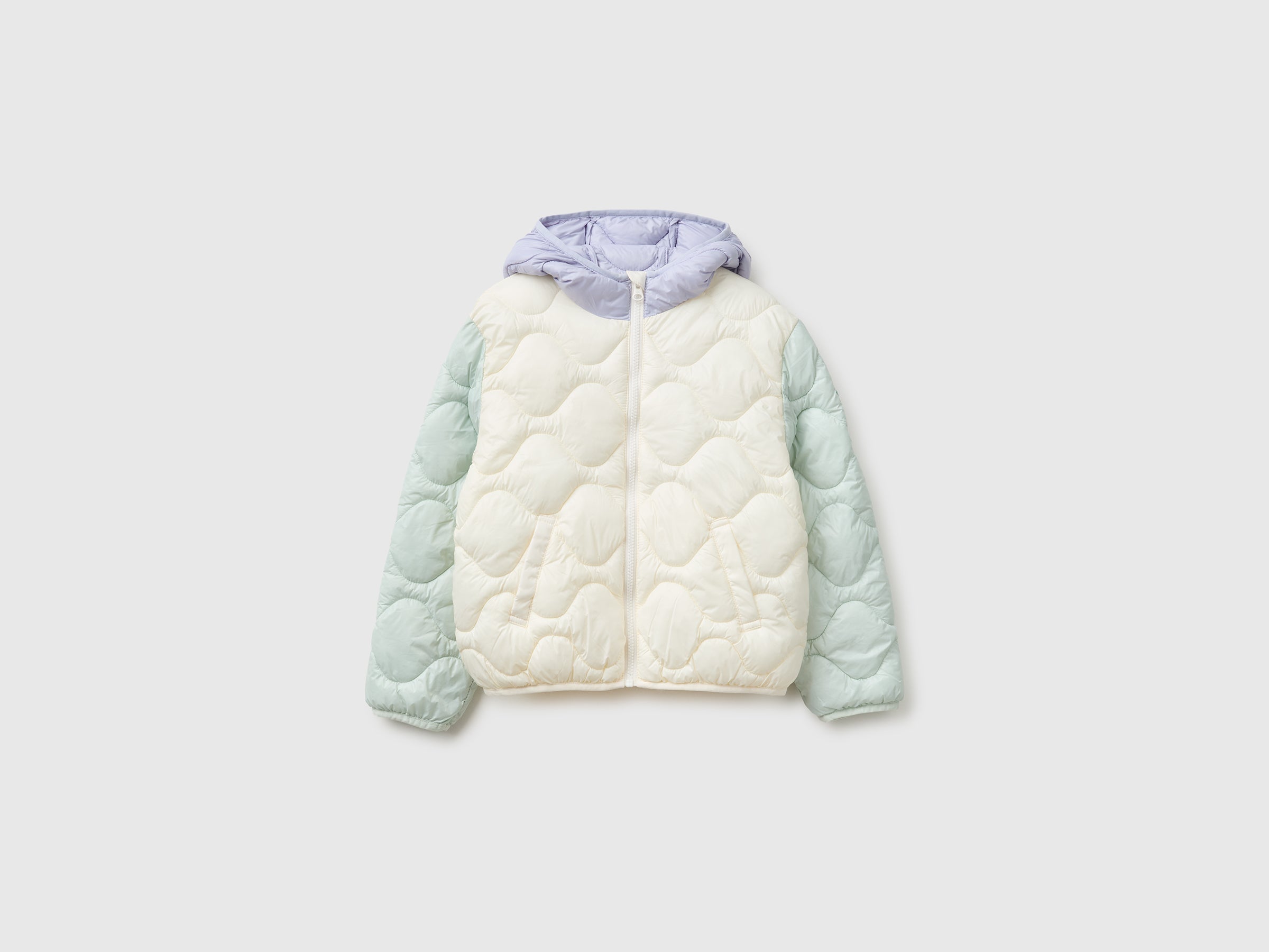 United Colors of Benetton Piumino cappuccio nylon taglia S
