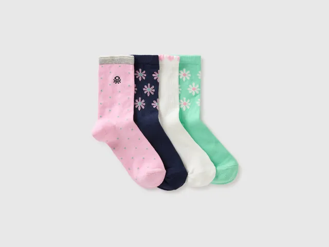 United Colors of Benetton Accessories calzini spugna 4 paia
