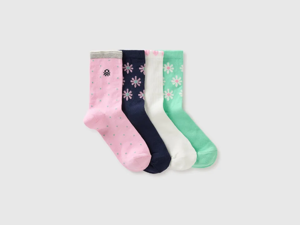 United Colors of Benetton Accessories calzini spugna 4 paia