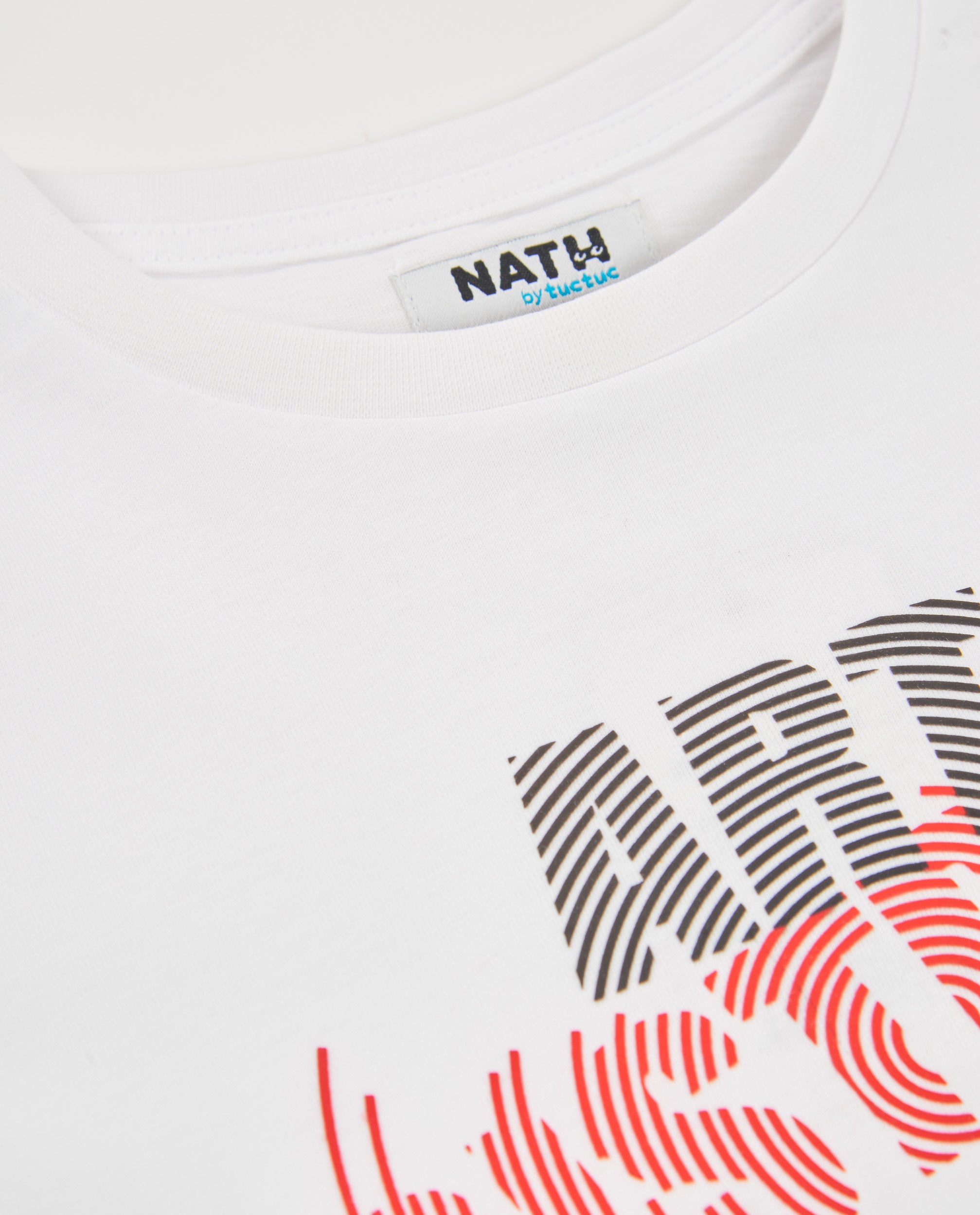 TucTuc Magliette T-shirt bambino bianca stampa jersey