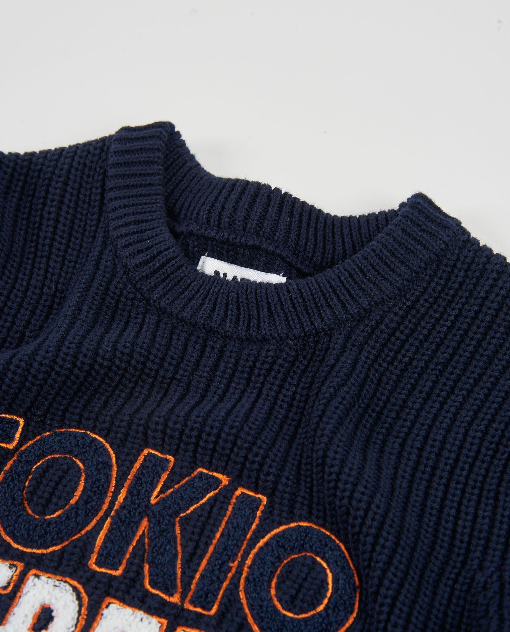 TucTuc Maglioni Maglione Bimbo Blu Navy Scritta Tokio