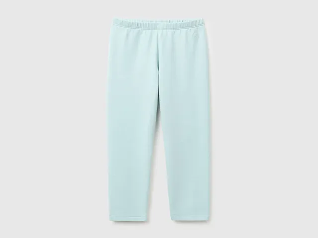 United Colors of Benetton Warm fleece leggings felpati cotone bimba