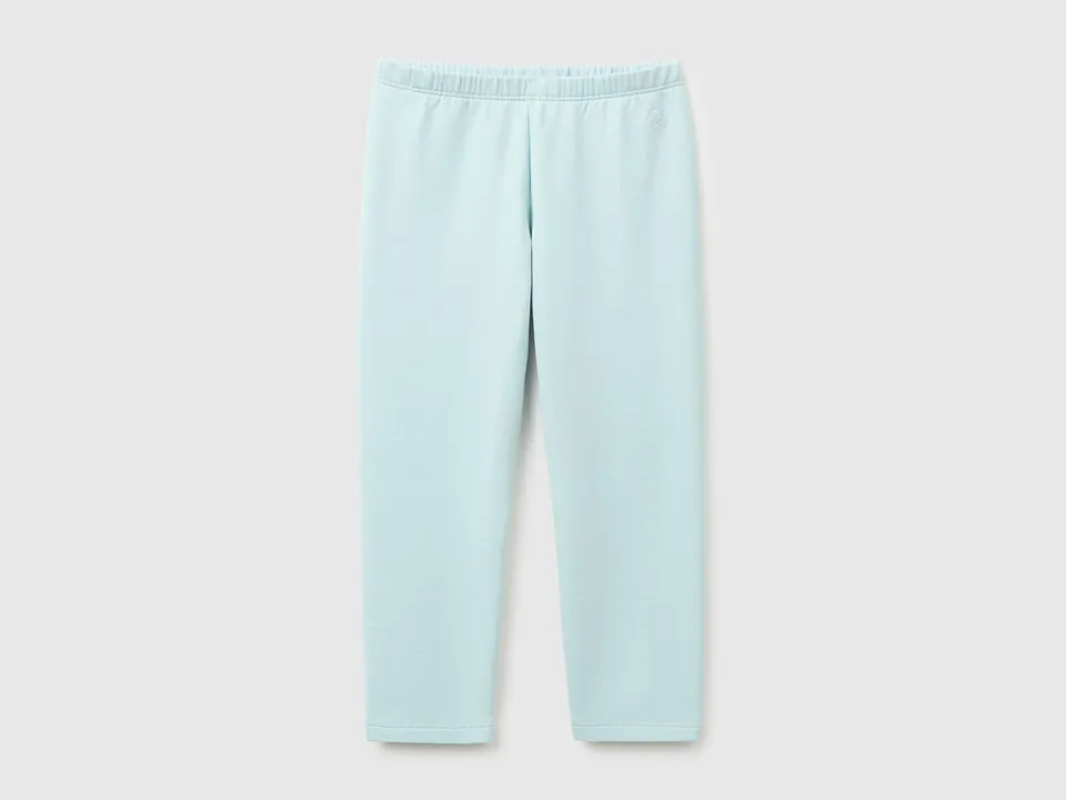 United Colors of Benetton Warm fleece leggings felpati cotone bimba